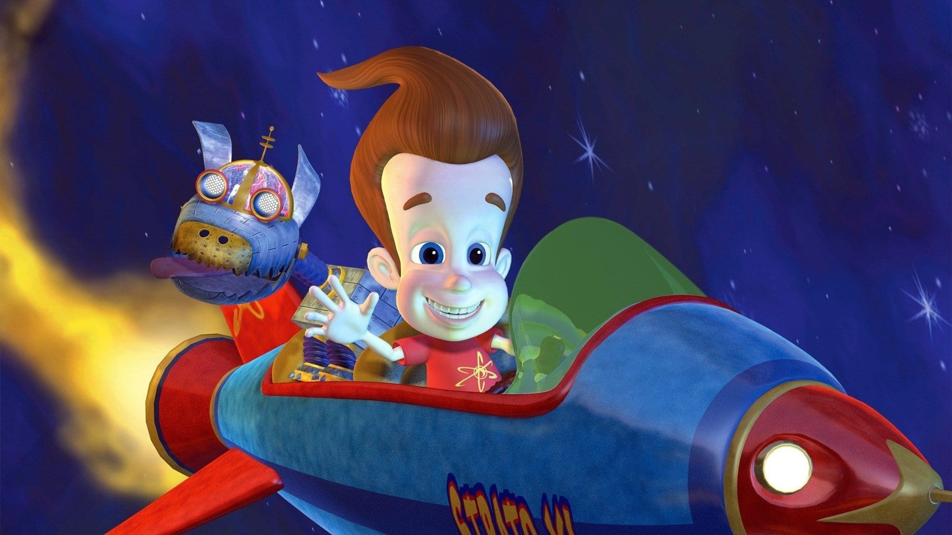 Jimmy Neutron, TV series, Backdrops, Out-of-this-world adventures, 1920x1080 Full HD Desktop