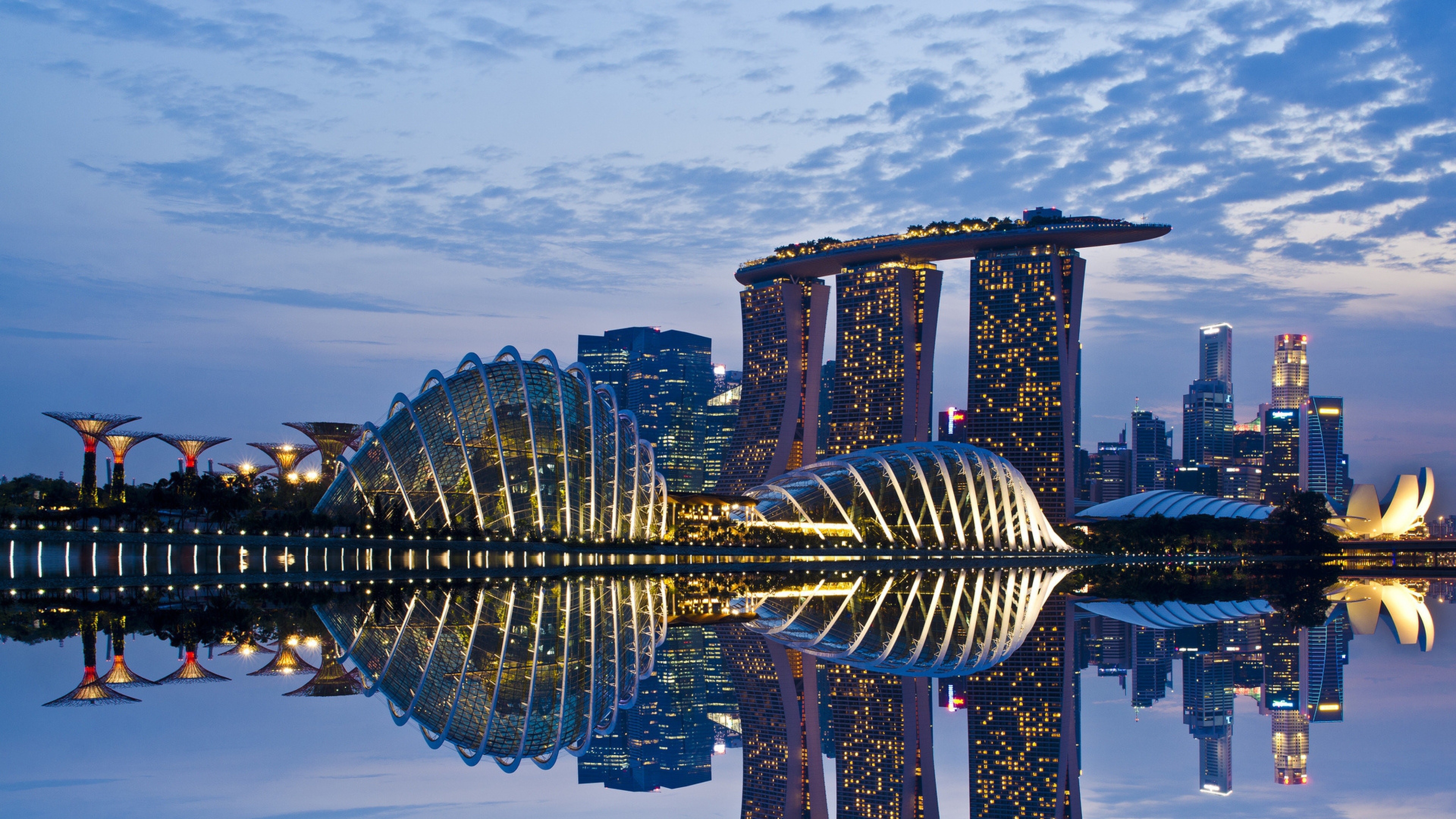 Singapore Skyline, 4K wallpaper, City images, Singapore at its finest, 3840x2160 4K Desktop