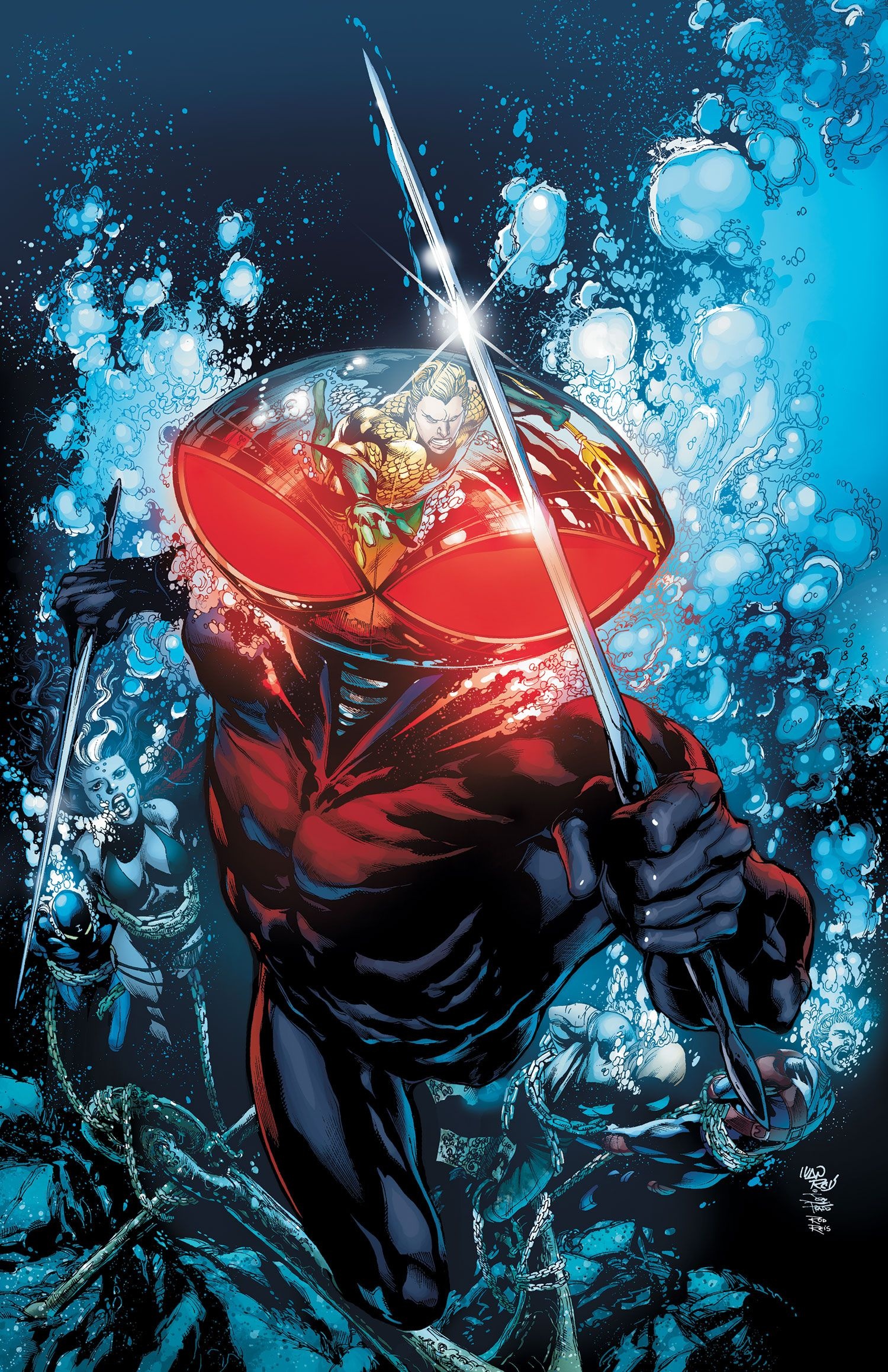 Aquaman New 52, Comic book wallpapers, Aquatic superhero, Graphic novel, 1500x2320 HD Phone