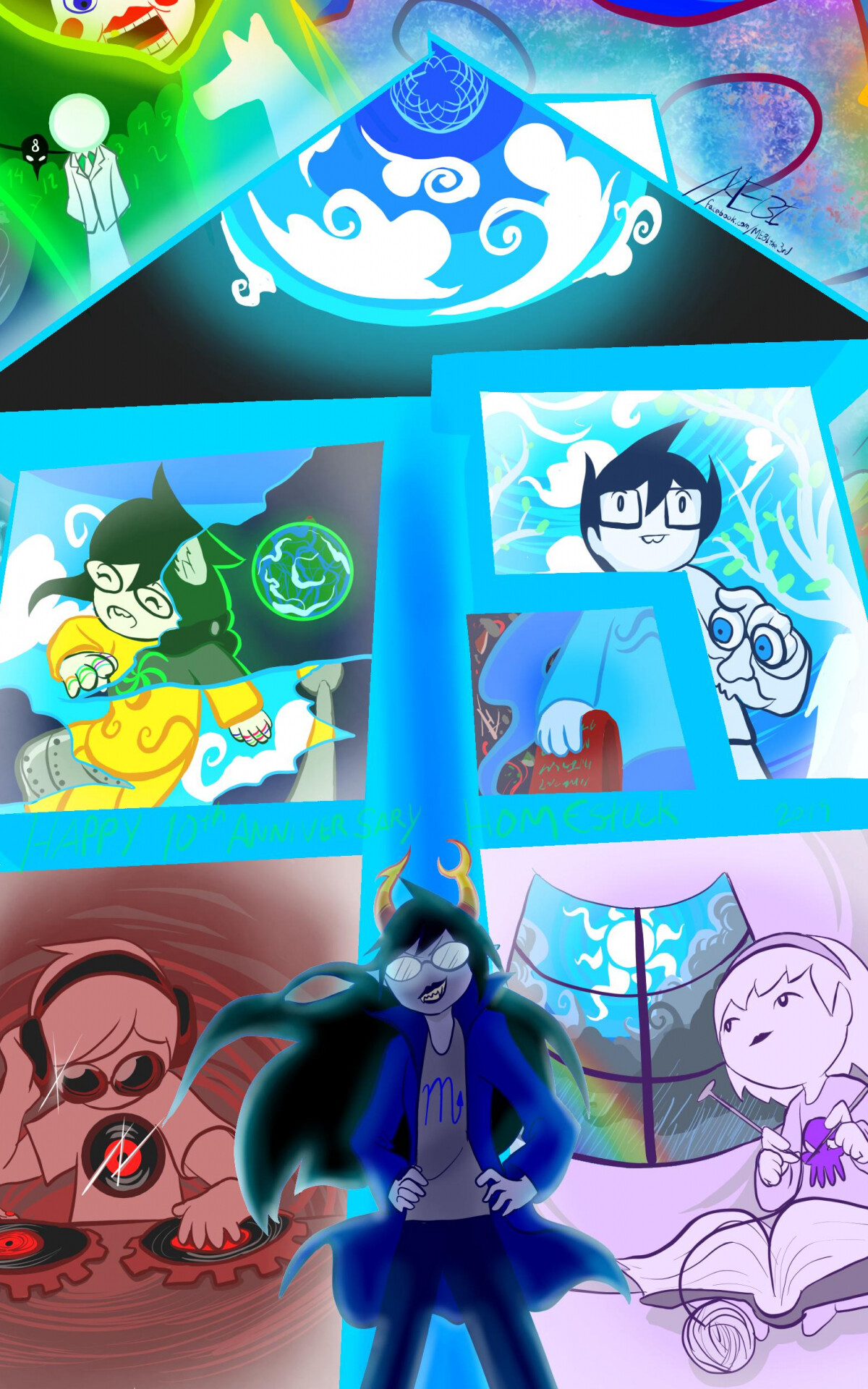 Homestuck: A group of teens who unwittingly bring about the end of the world by installing the beta version of an upcoming computer game, Sburb. 1200x1920 HD Wallpaper.