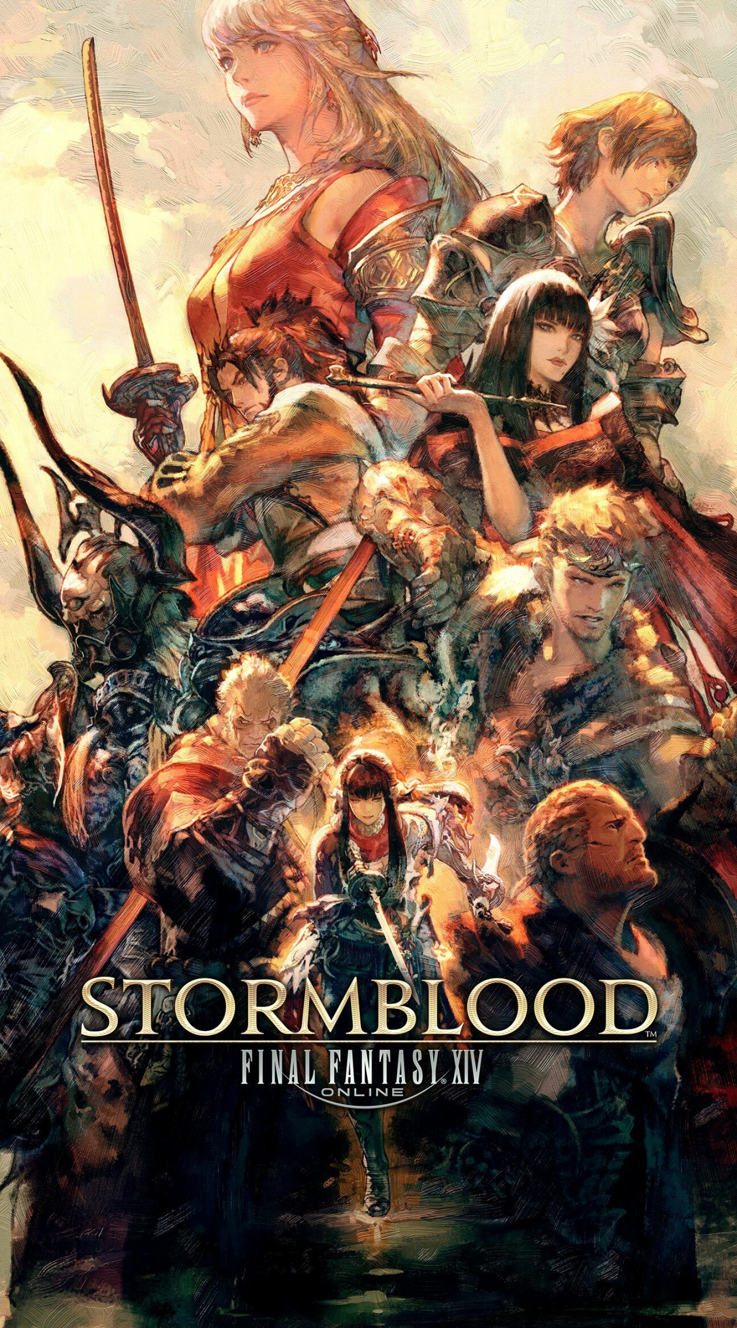 Final Fantasy XIV: Stormblood, A massively multiplayer online role-playing game. 1440x2600 HD Wallpaper.