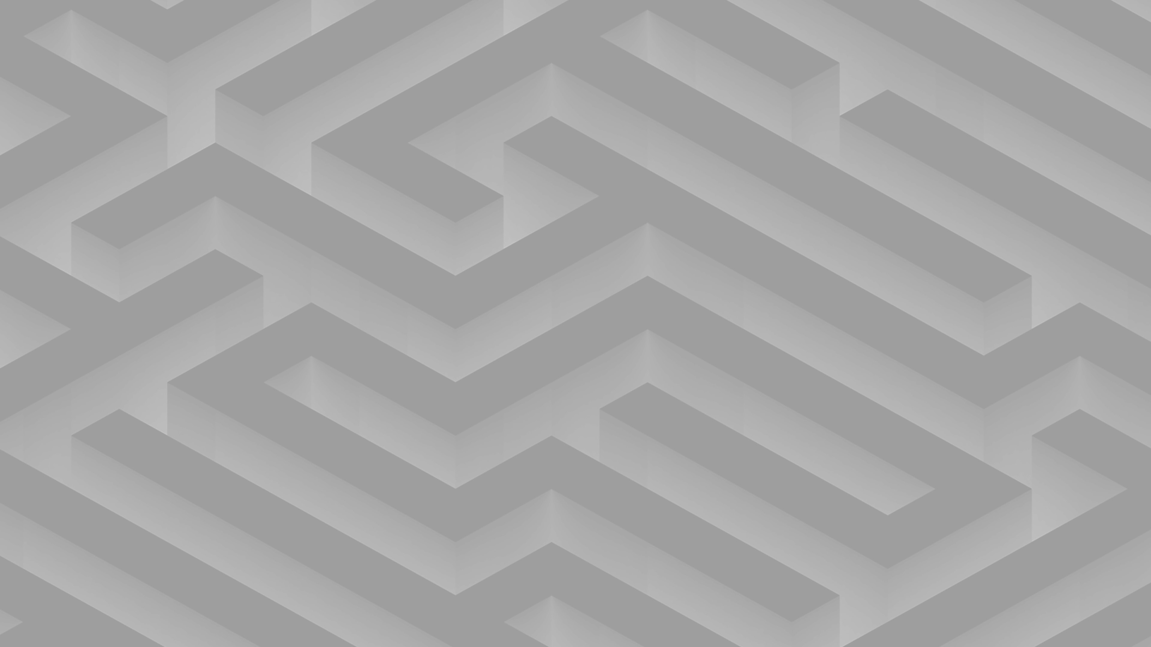 Maze art, White abstract patterns, 3840x2160 4K Desktop