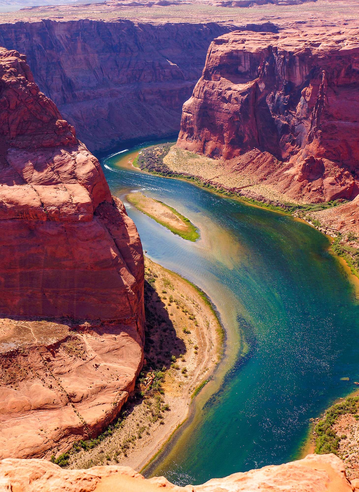 Colorado River, Aerial view, Redtail Air adventures, Stunning perspective, 1460x2000 HD Handy