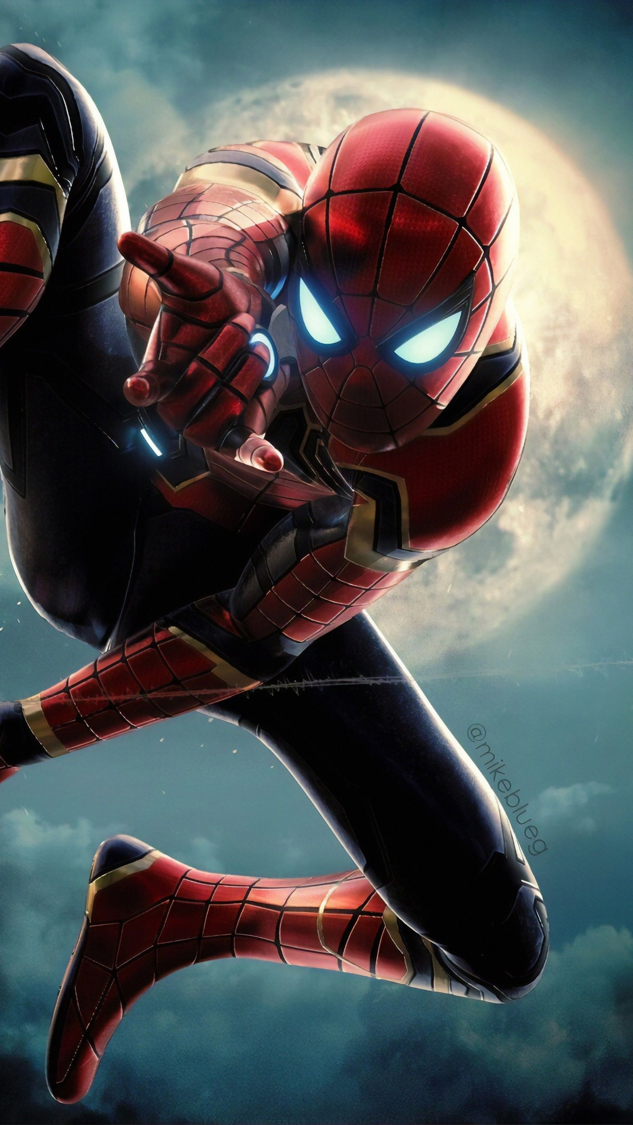 Iron Spider, Spider-Man 4K wallpapers, HDQWalls, Artwork wallpapers, 2160x3840 4K Phone