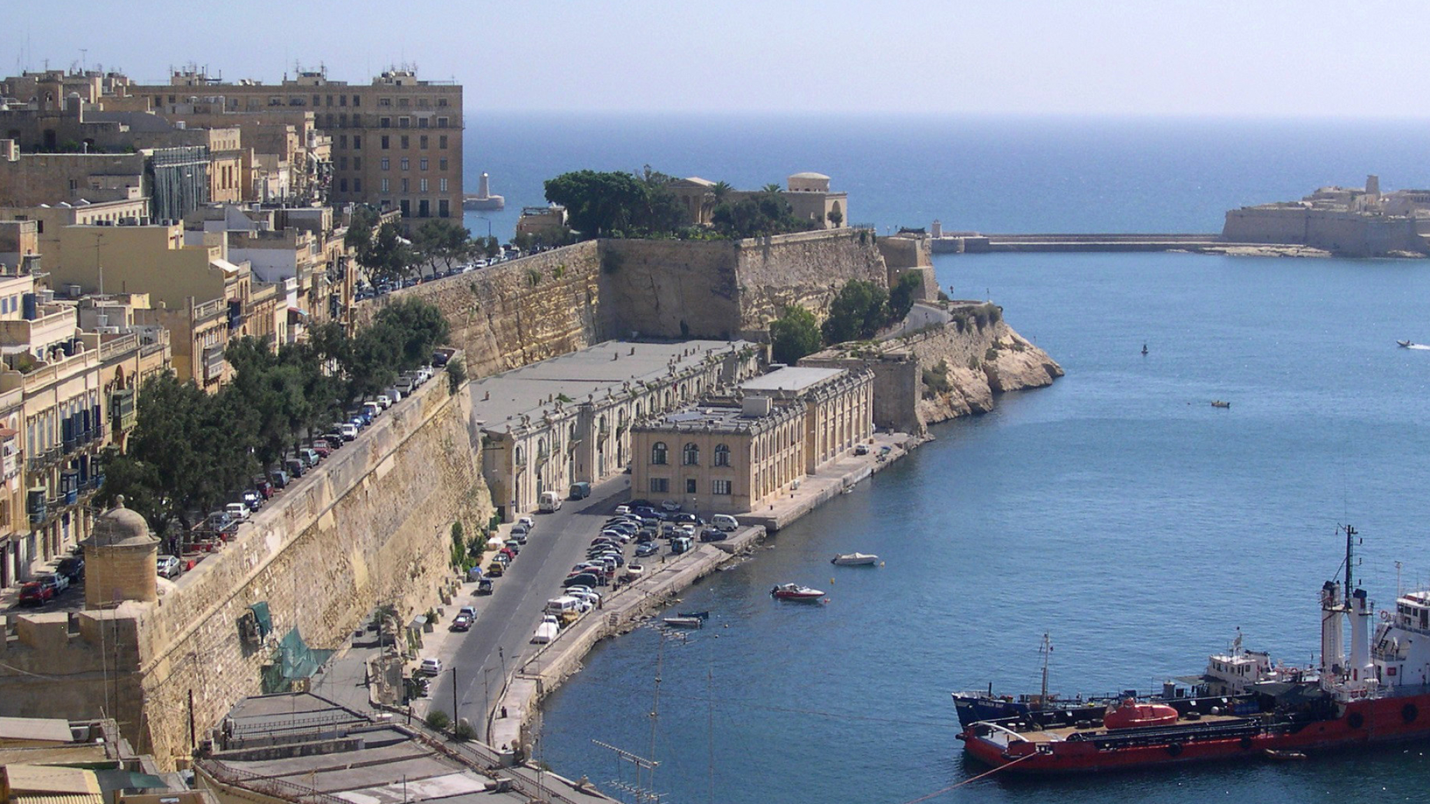 Malta, Port of Malta, Boats and yachts, Maritime beauty, 2050x1160 HD Desktop