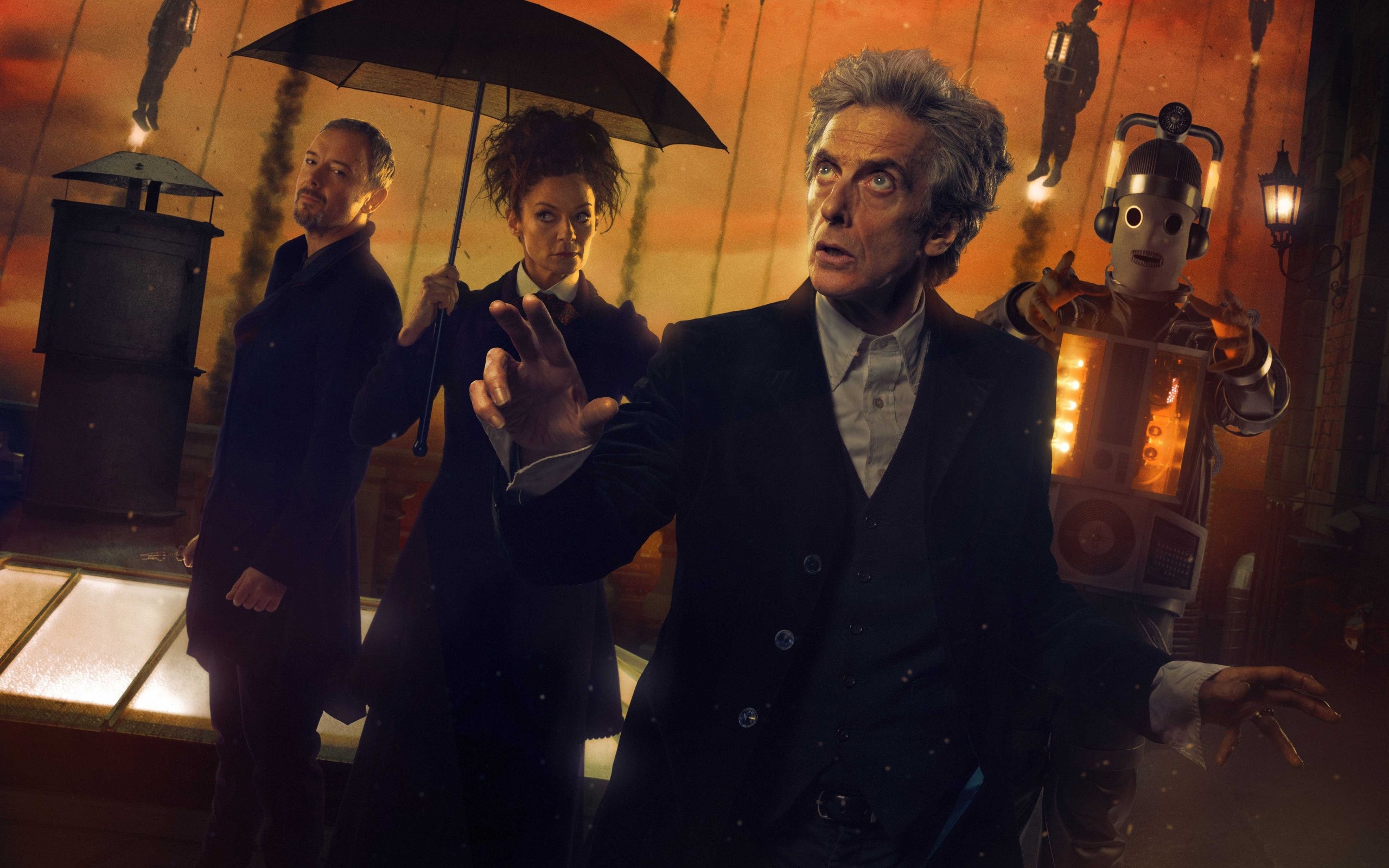 Peter Capaldi, Doctor Who, Cybermen, 2560x1600 HD Desktop