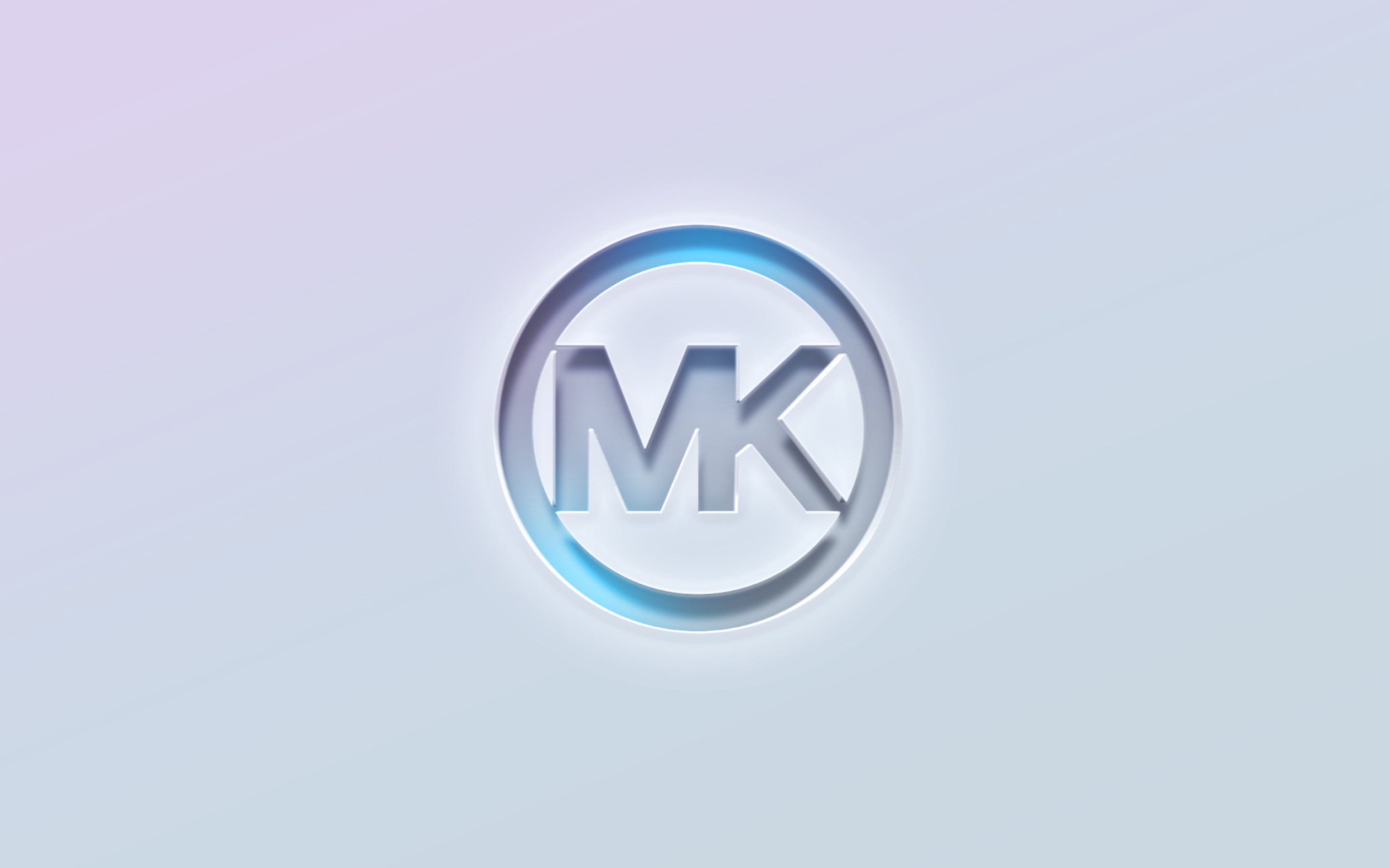 Michael Kors, Logo Cut Out, White Background, 3D Text, 2880x1800 HD Desktop