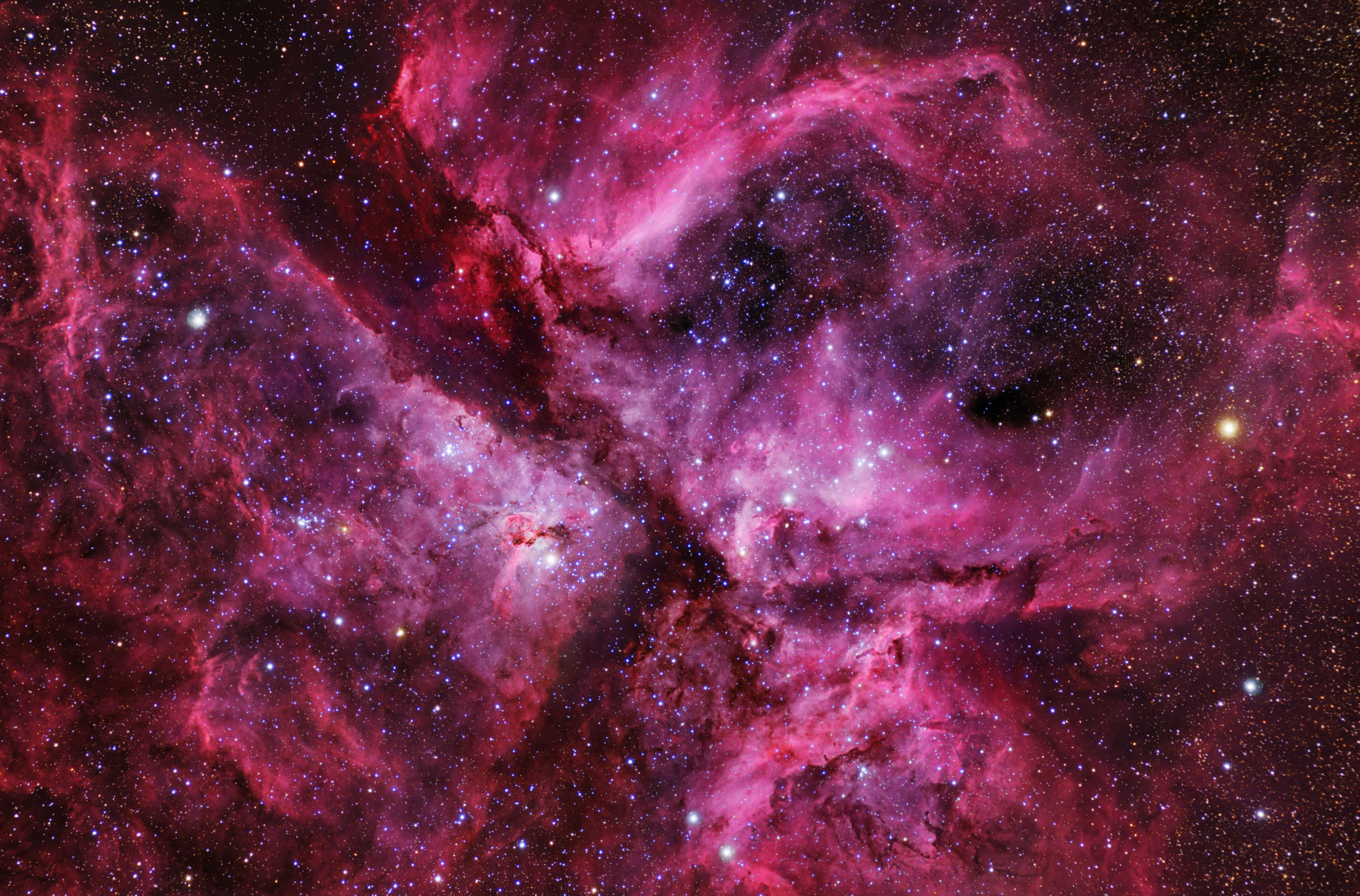 Galaxy Infinity, Night sky time-lapse, Very Large Telescope, 3000x1980 HD Desktop