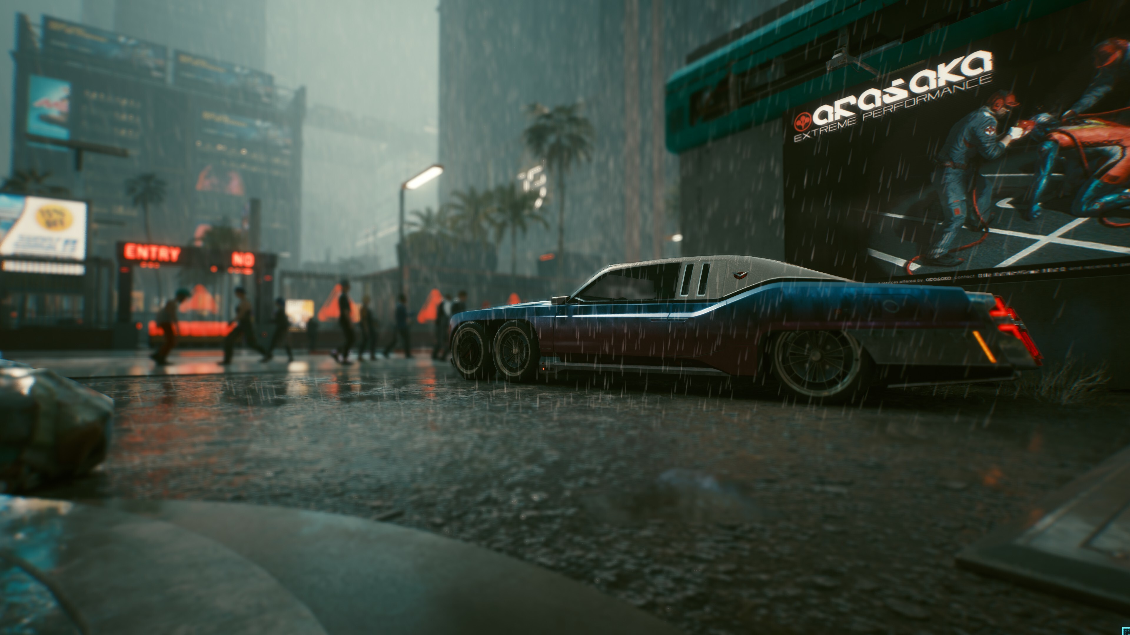 Cyberpunk 2077: It received praise from critics for its narrative, setting, and graphics, Futuristic, Video game. 3840x2160 4K Wallpaper.