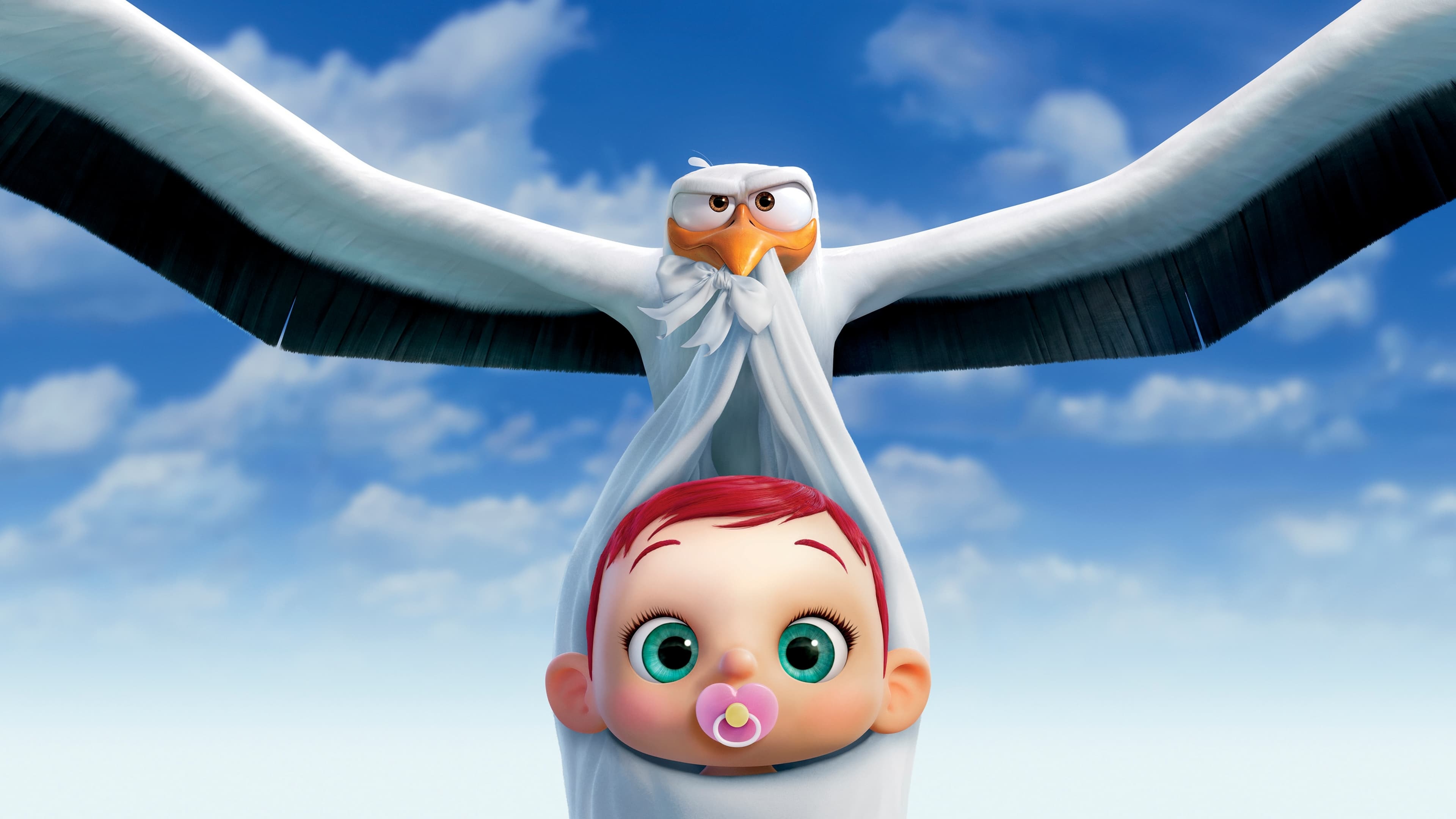 Storks Cartoon, Animated film, Charming characters, Whimsical storyline, 3840x2160 4K Desktop