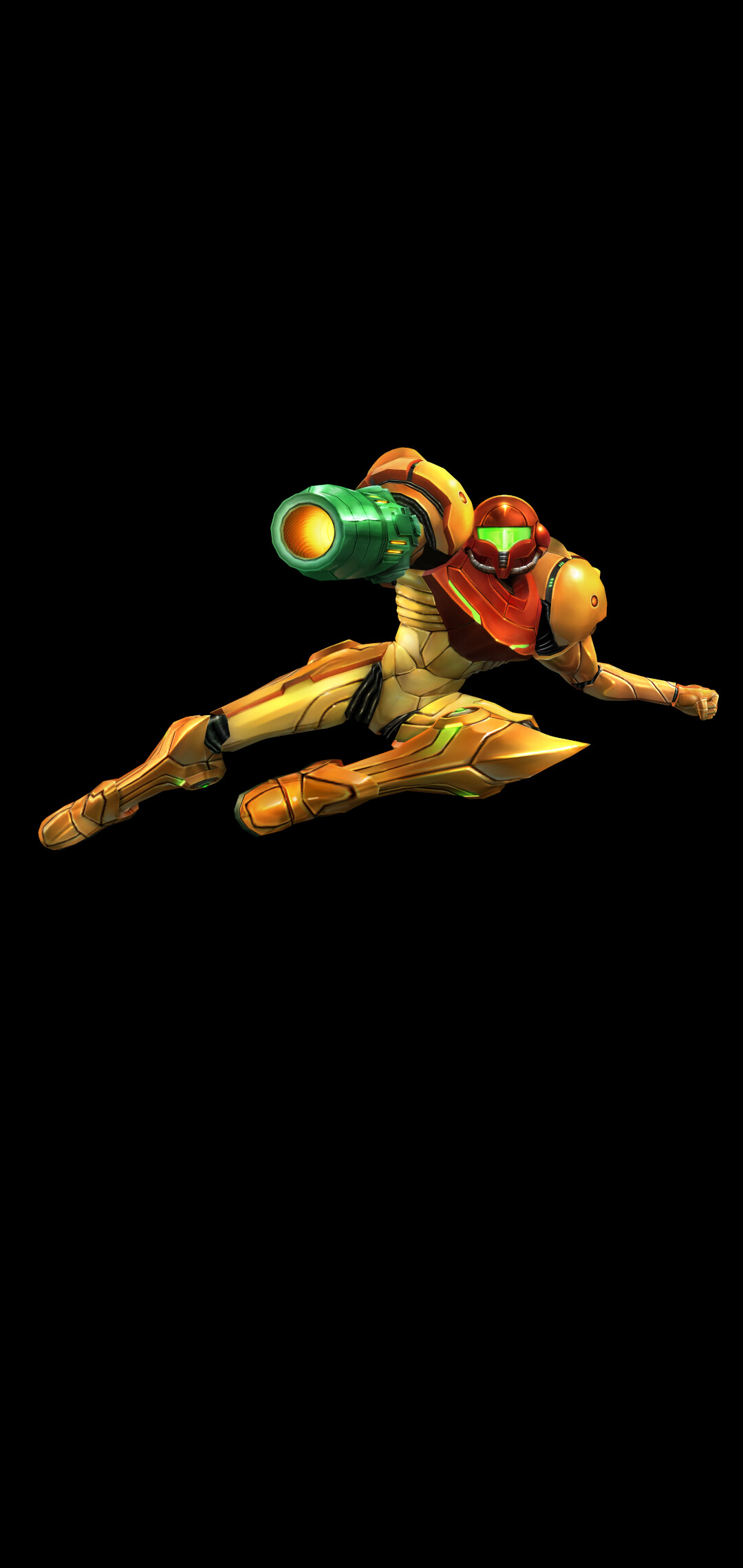 Metroid Dread: The backgrounds are varied and colorful, both between different regions of ZDR and different areas in those regions, Developed by Nintendo and MercurySteam. 1080x2280 HD Wallpaper.