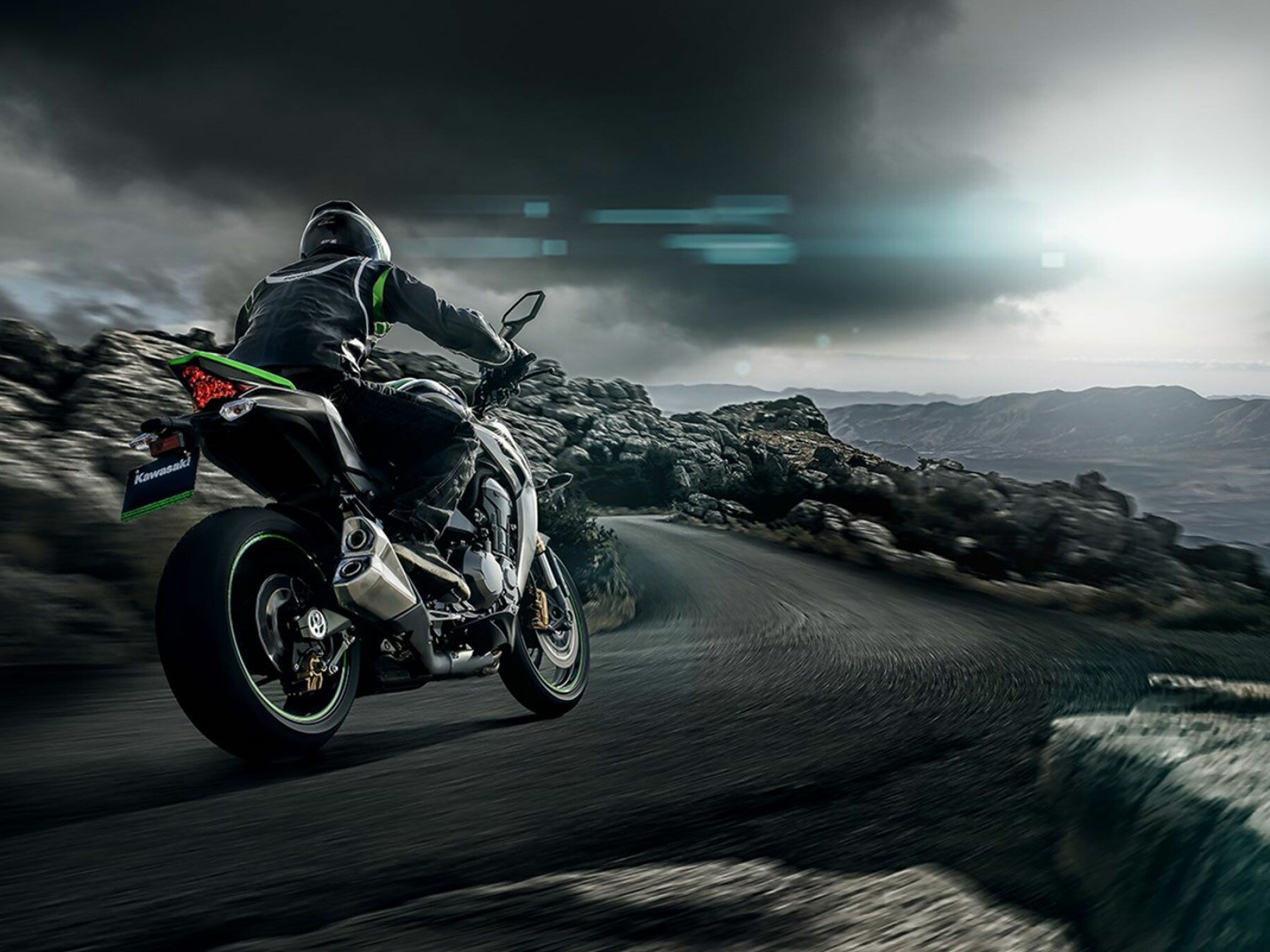 Kawasaki: Z1000SX 2015, A motorcycle in the Ninja series. 2020x1520 HD Wallpaper.