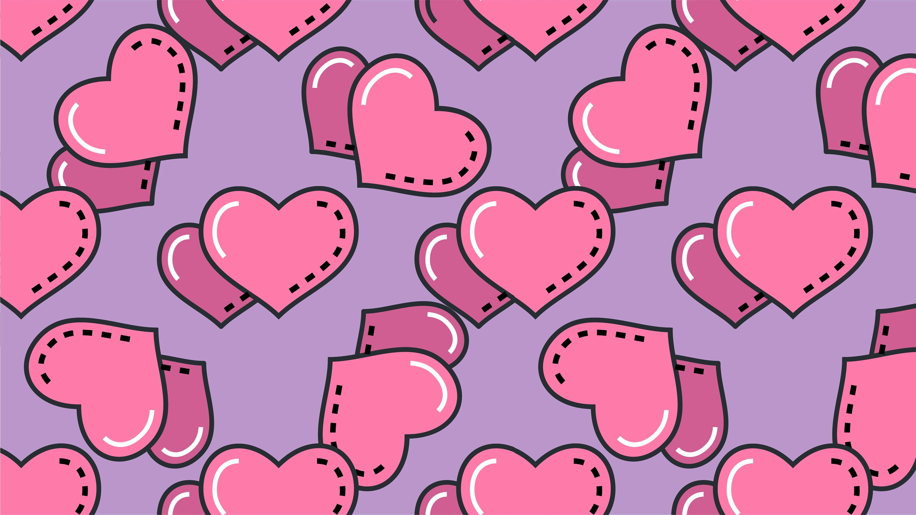Heart: Chromebook, Commonly used to describe love, affection, and emotion. 3840x2160 4K Background.