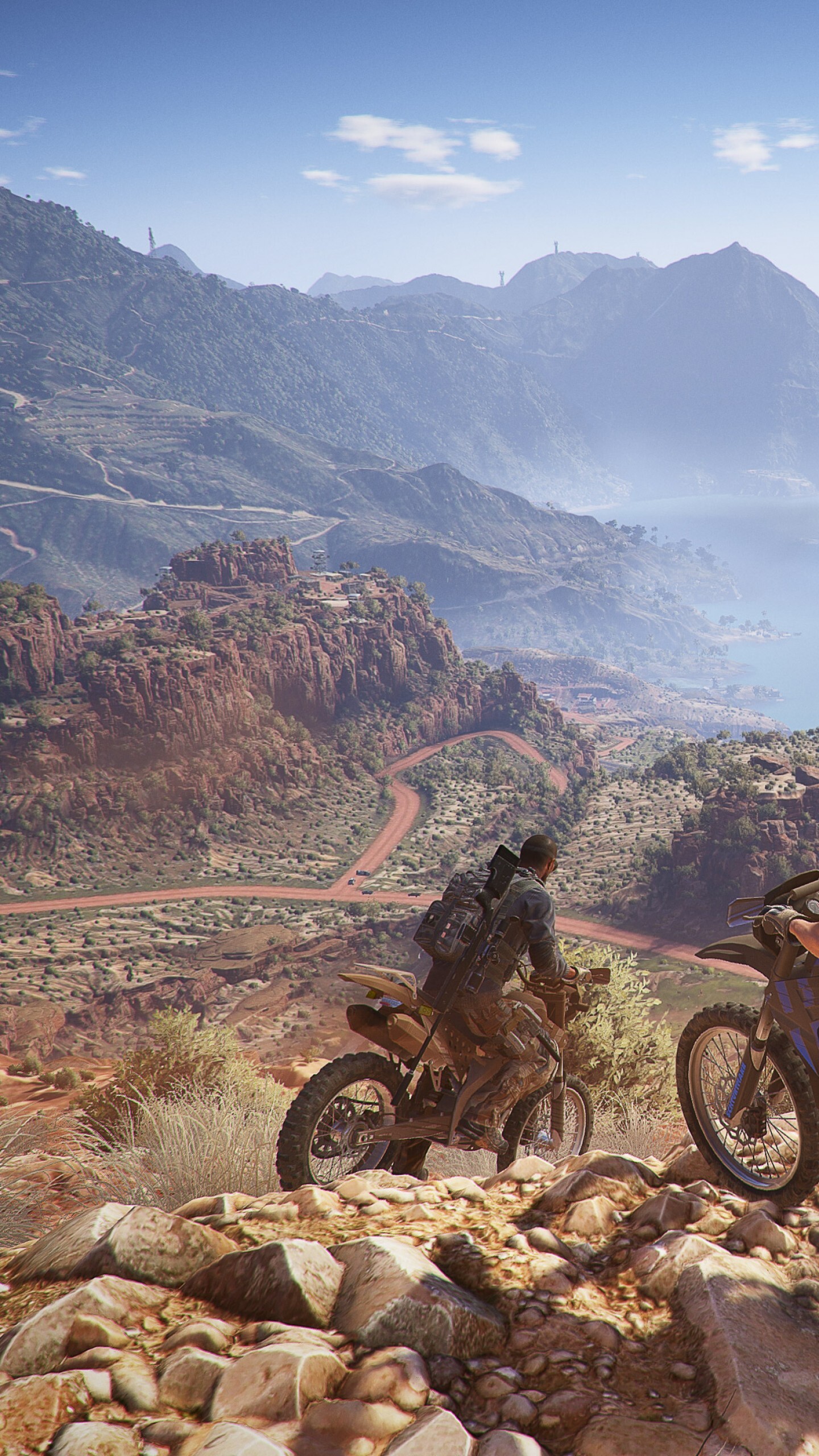 Ghost Recon: Wildlands: Bolivian landscape in the first open-world game in a popular tactical shooter series by Ubisoft. 1440x2560 HD Wallpaper.