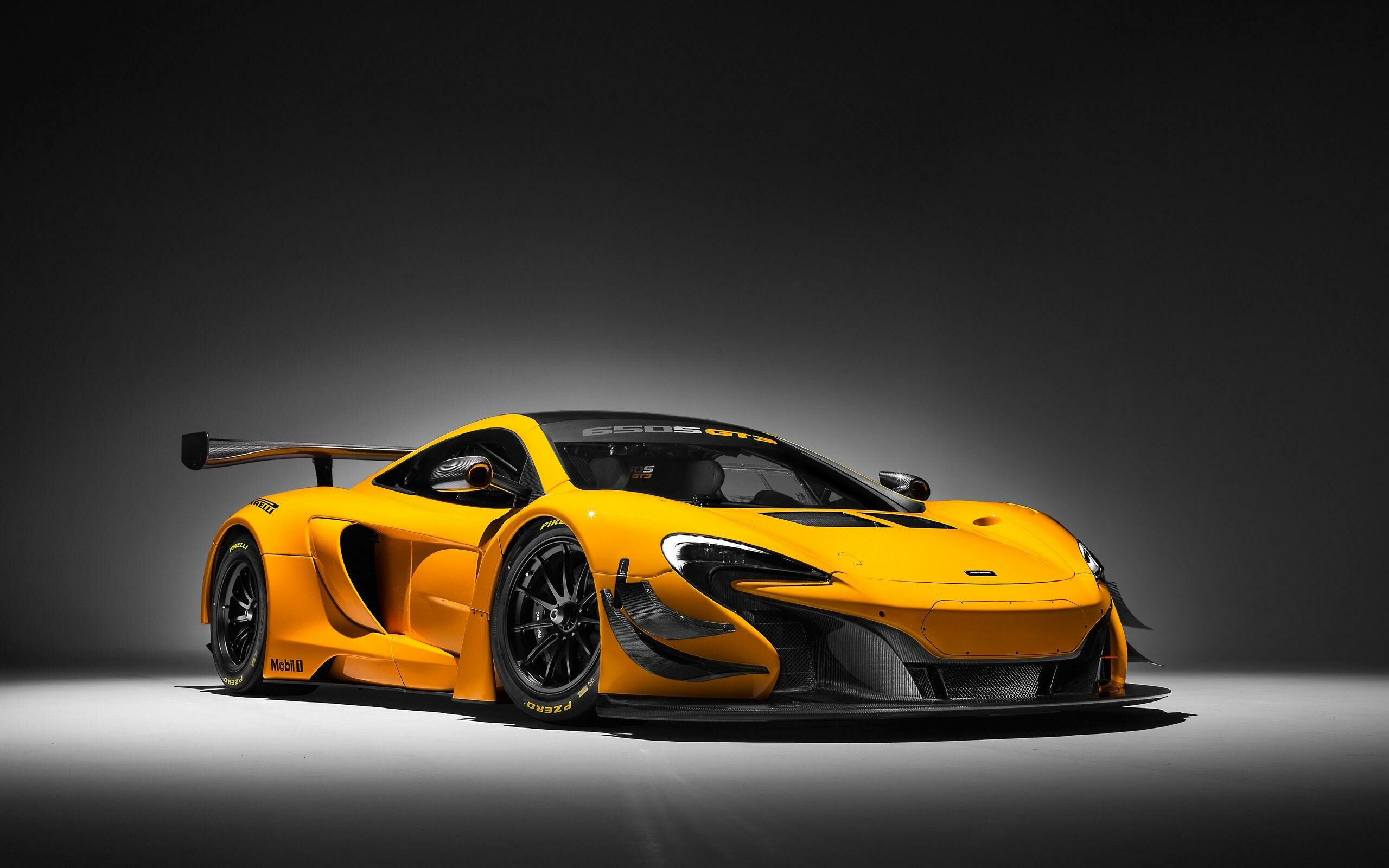 McLaren: 650S, A British sports car, 3.8-liter twin-turbocharged M838T V8 engine. 2560x1600 HD Background.