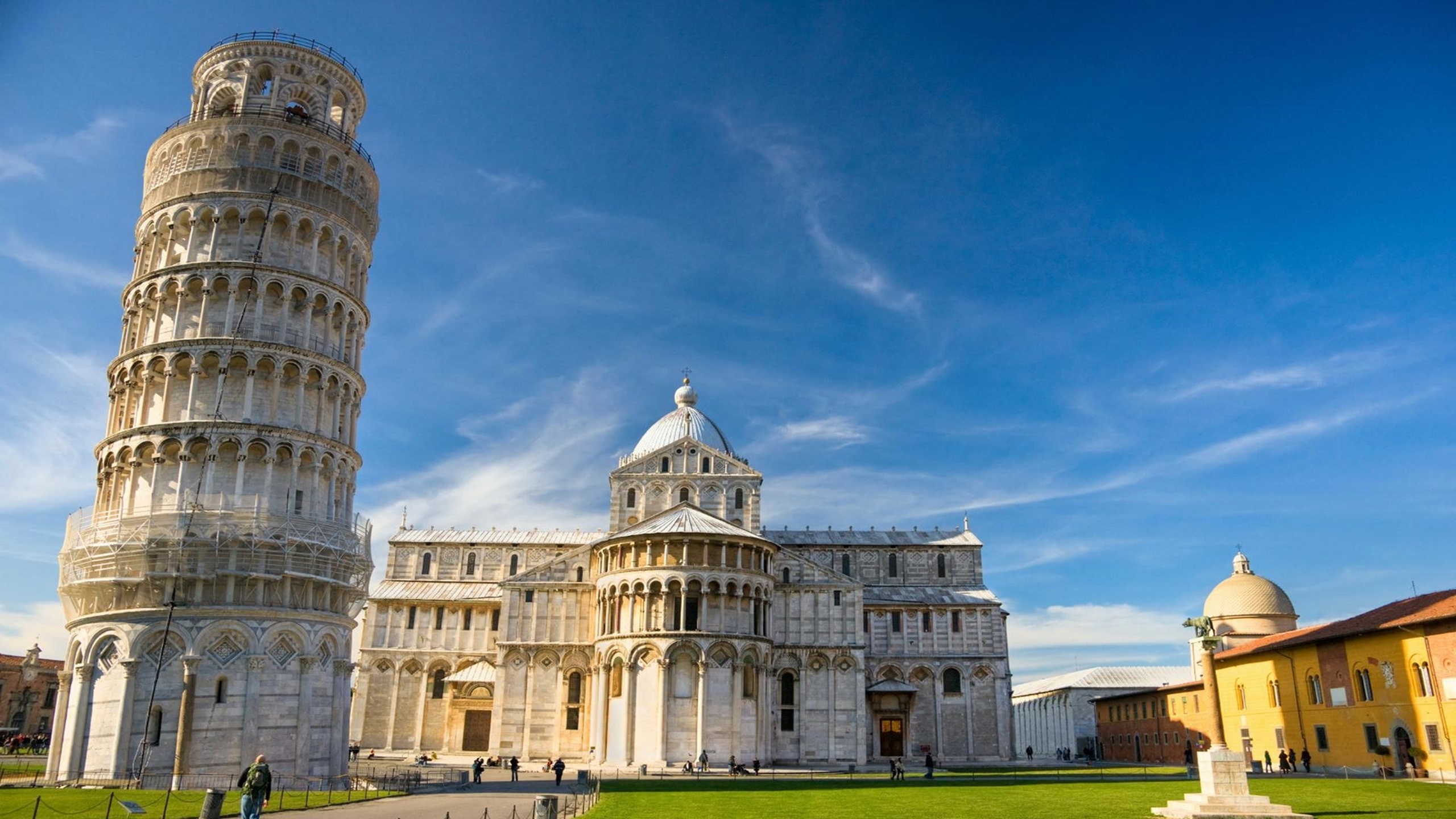 Leaning tower, Italy 10, Iconic landmark, 2560x1440 HD Desktop