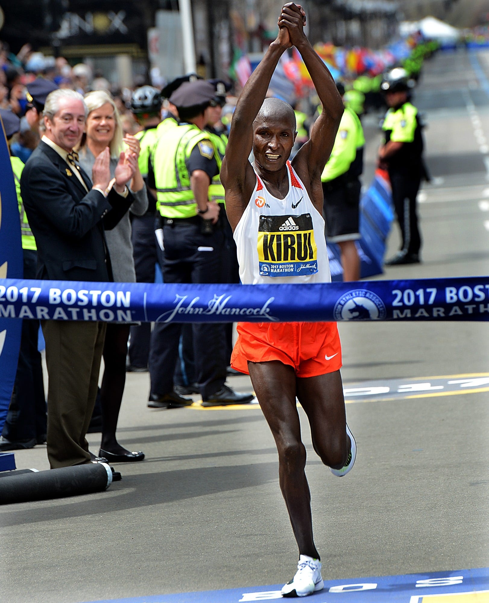 Boston Marathon, Kirui's victory, Rupp's challenge, Geoffrey Kirui, 1630x2000 HD Phone