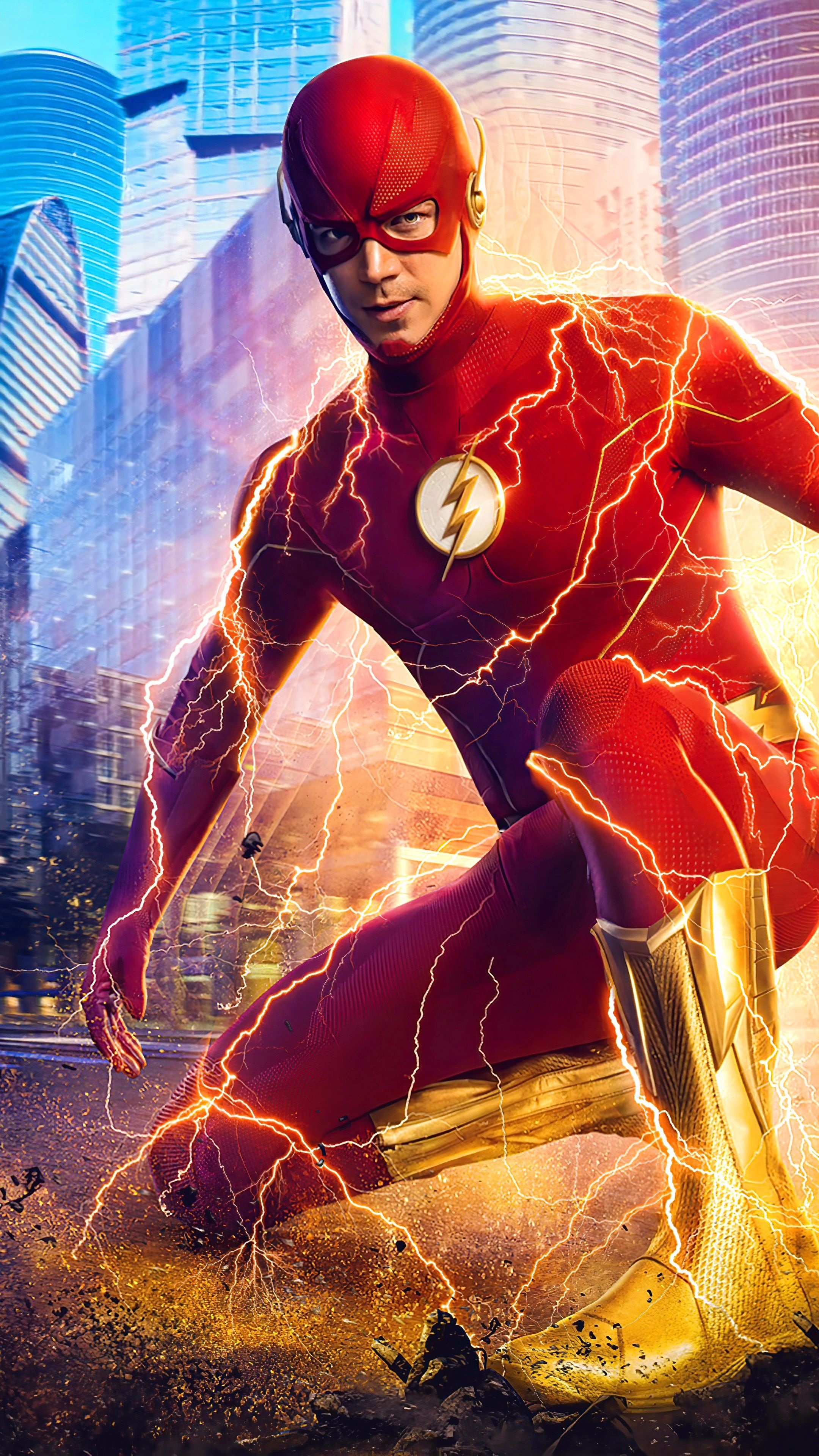 Flash (TV Series): The DCU movie, Gustin's Arrowverse character. 2160x3840 4K Wallpaper.