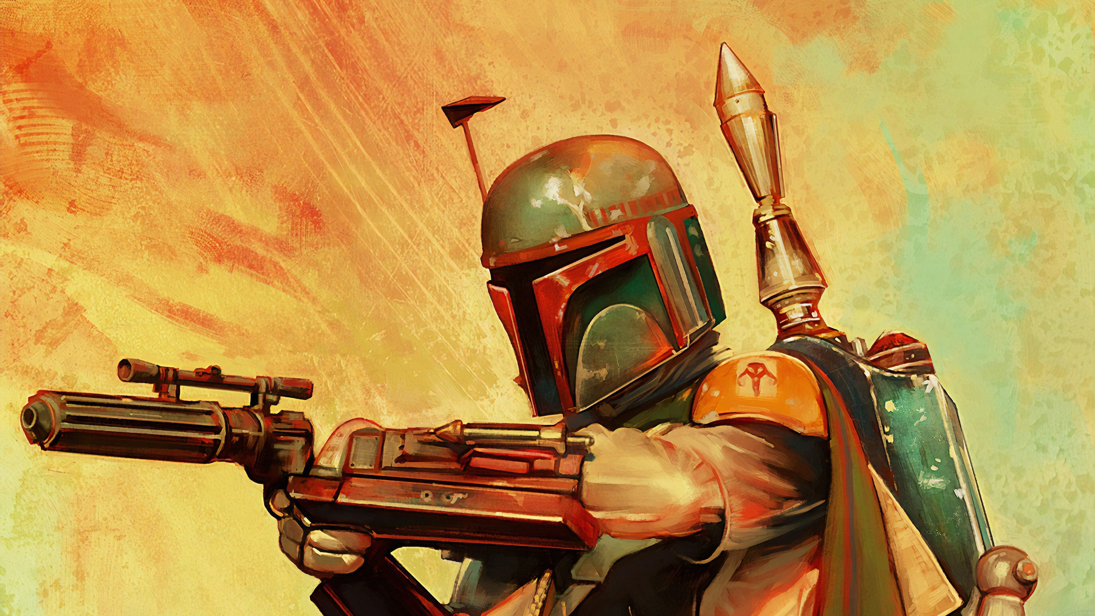 The Mandalorian: The Mandalorian's costume was created by Legacy Effects. 3840x2160 4K Wallpaper.