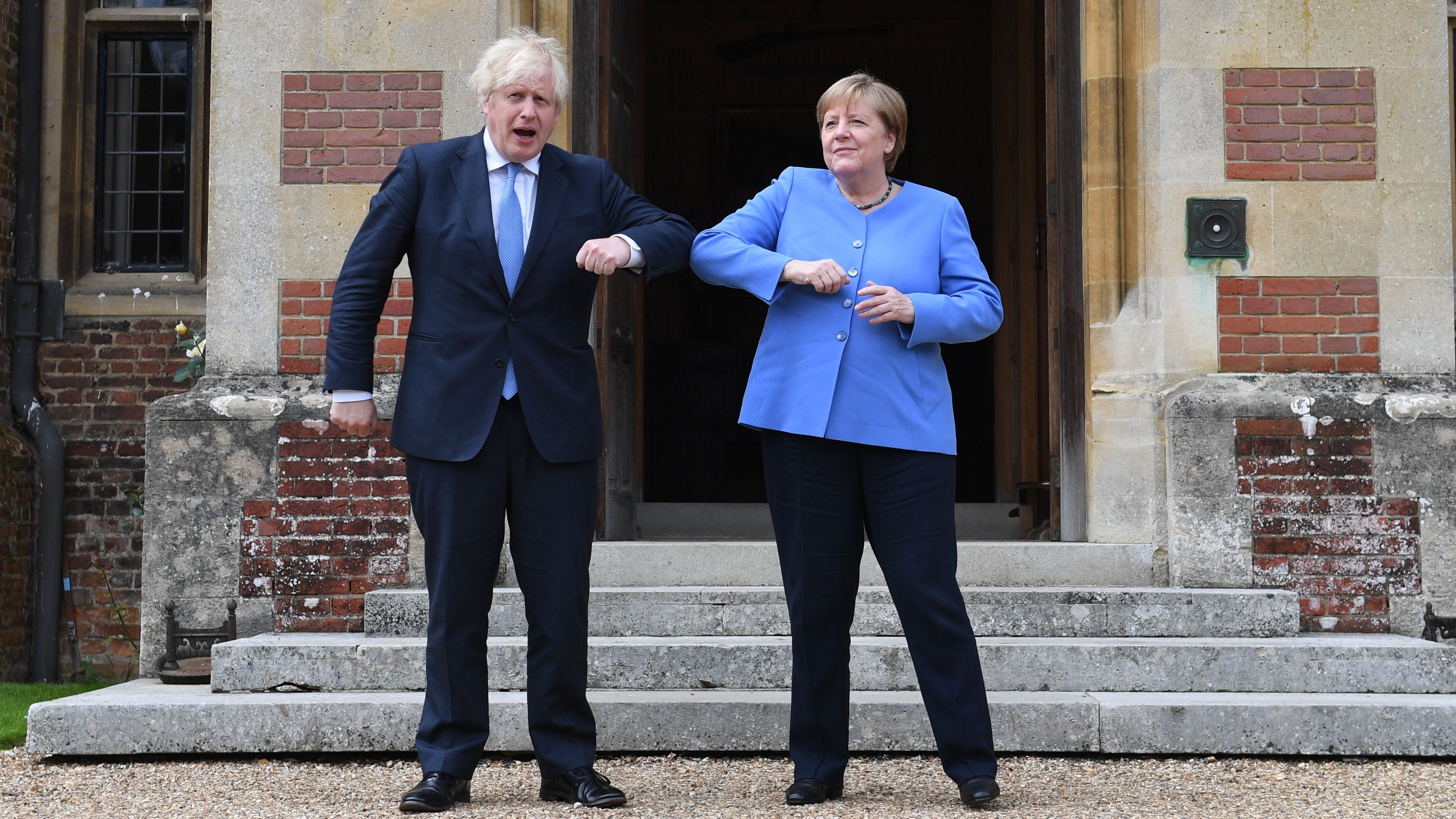 Boris Johnson, Merkel meeting, New chapter, German-British relations, 3840x2160 4K Desktop