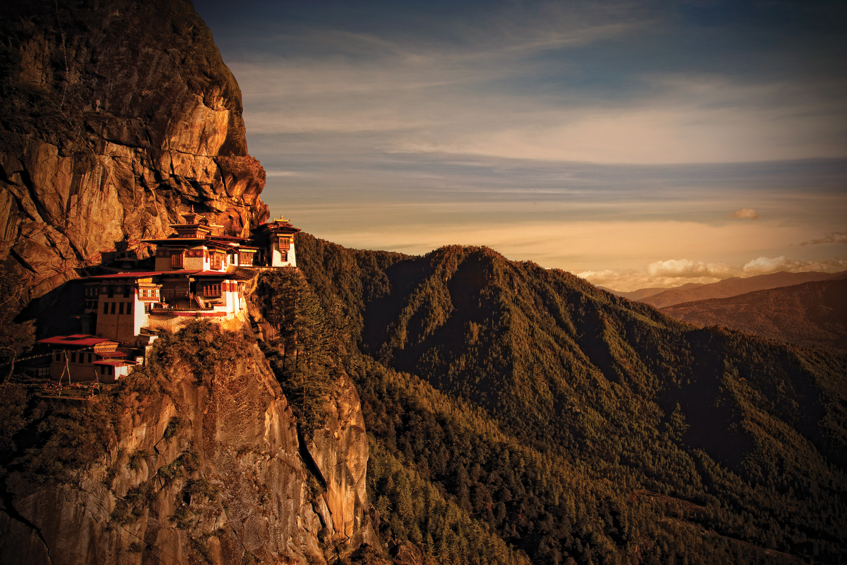 Tiger's Nest, Bhutan's iconic landmark, Paro Valley, Majestic Himalayas, 2700x1800 HD Desktop