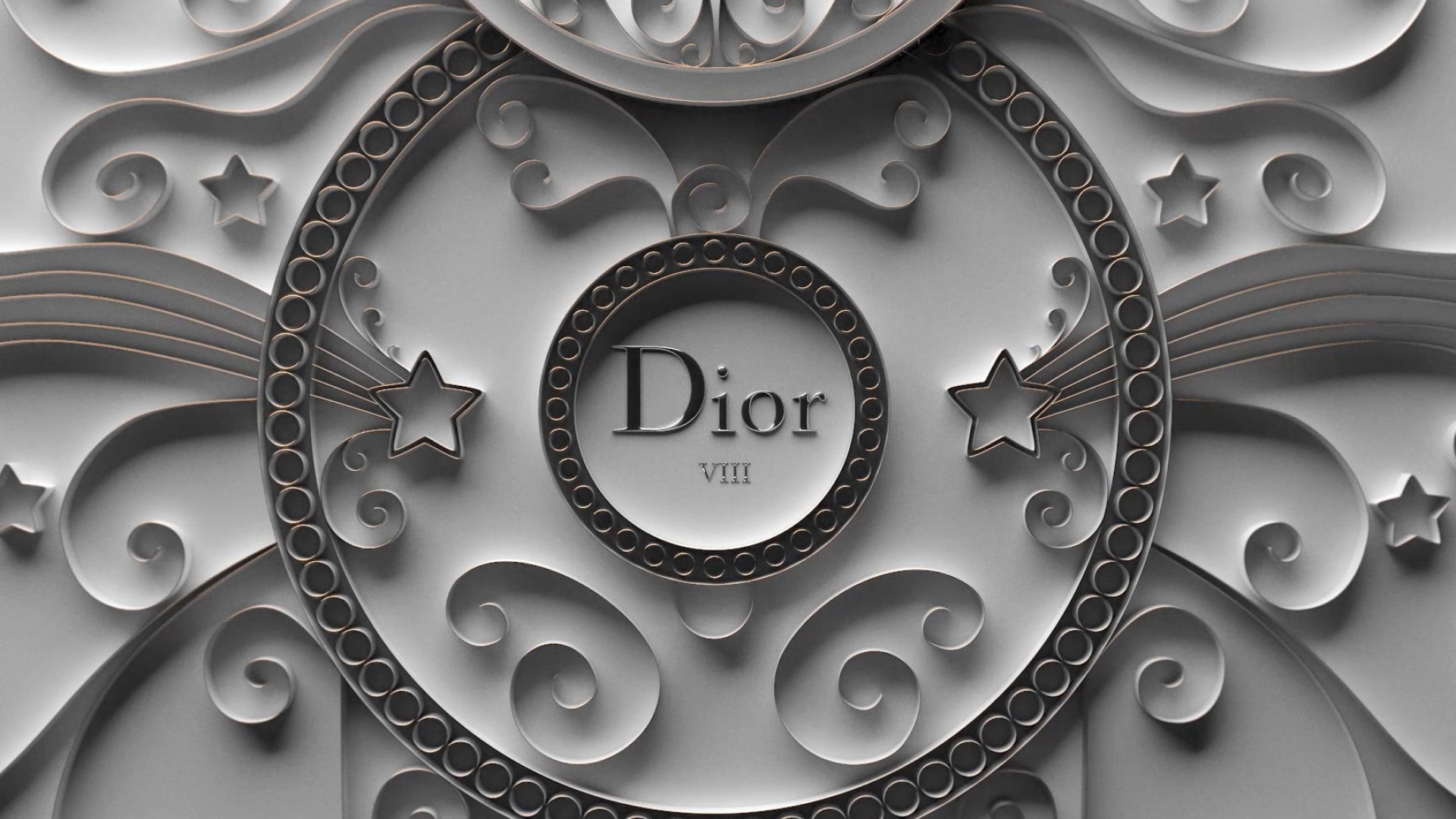 Dior: The brand founded on ideals of feminine beauty, Monochrome. 1920x1080 Full HD Wallpaper.