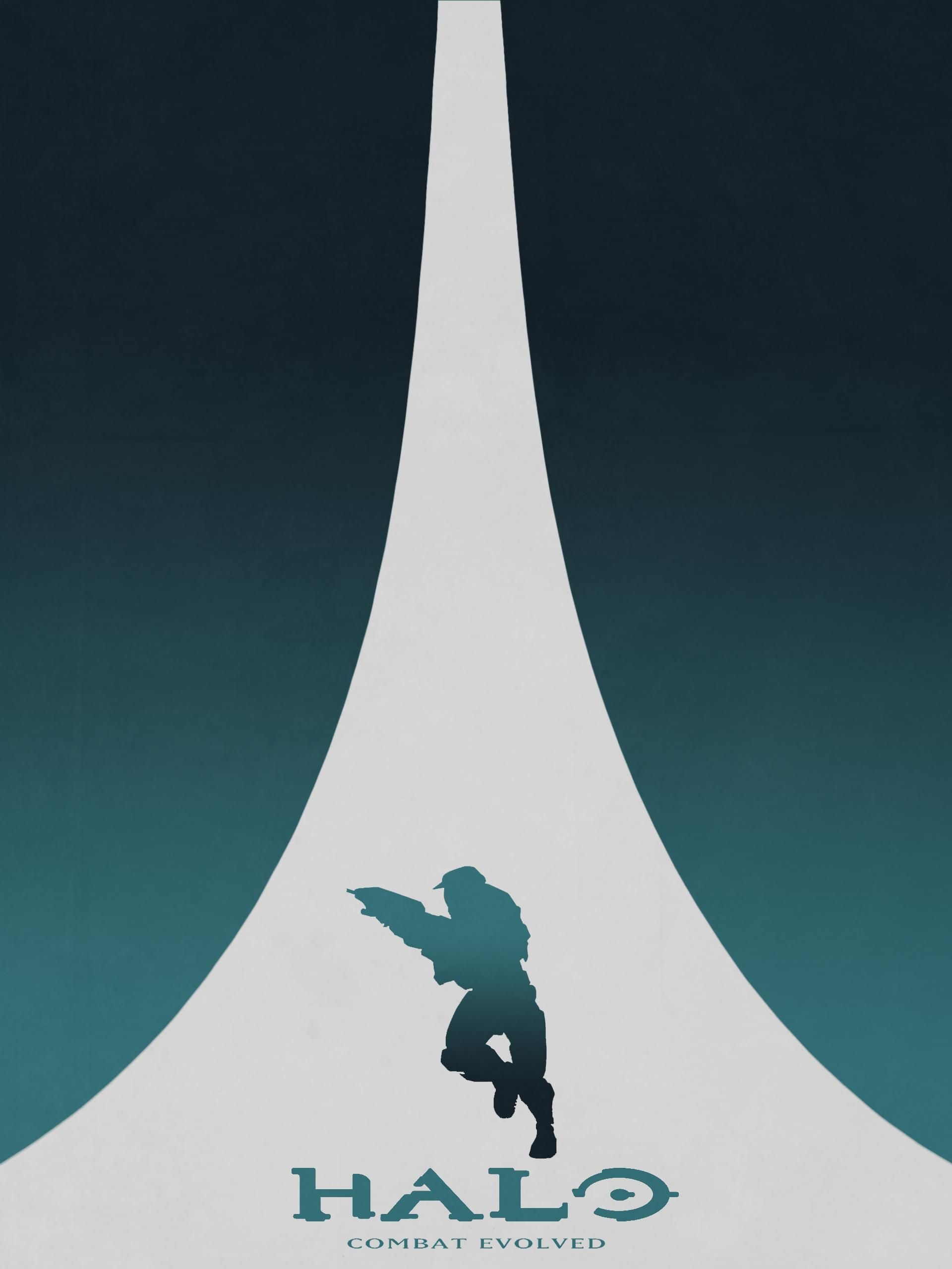Minimalist Halo wallpapers, selection, Top-rated backgrounds, Clean and simple designs, 1920x2560 HD Phone