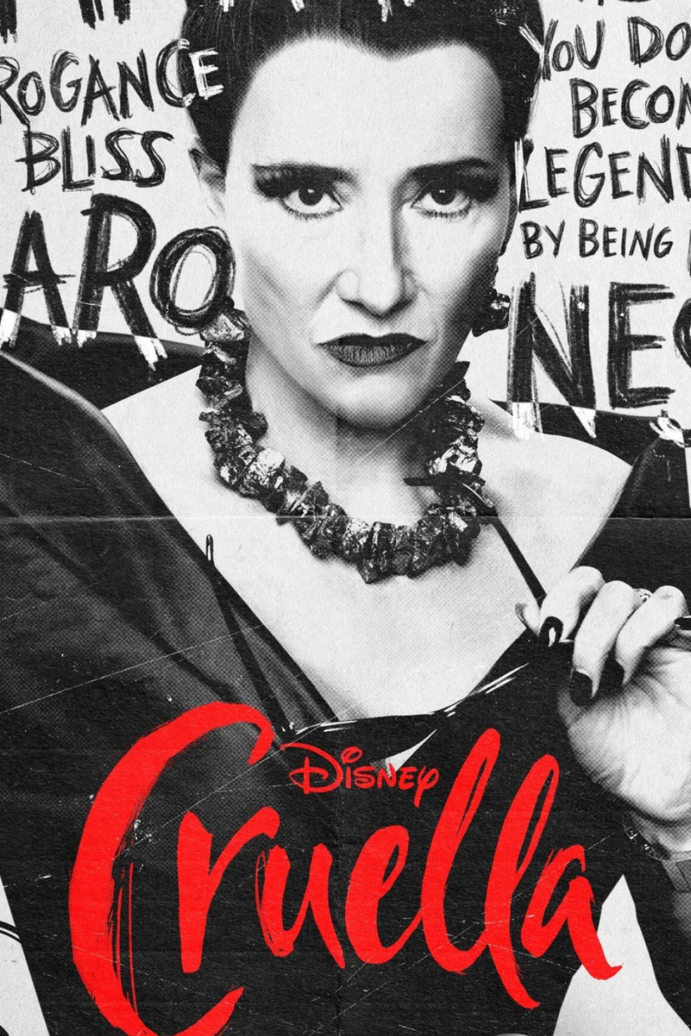 Emma Thompson, Cruella, Walt Disney Studios, 1370x2050 HD Phone