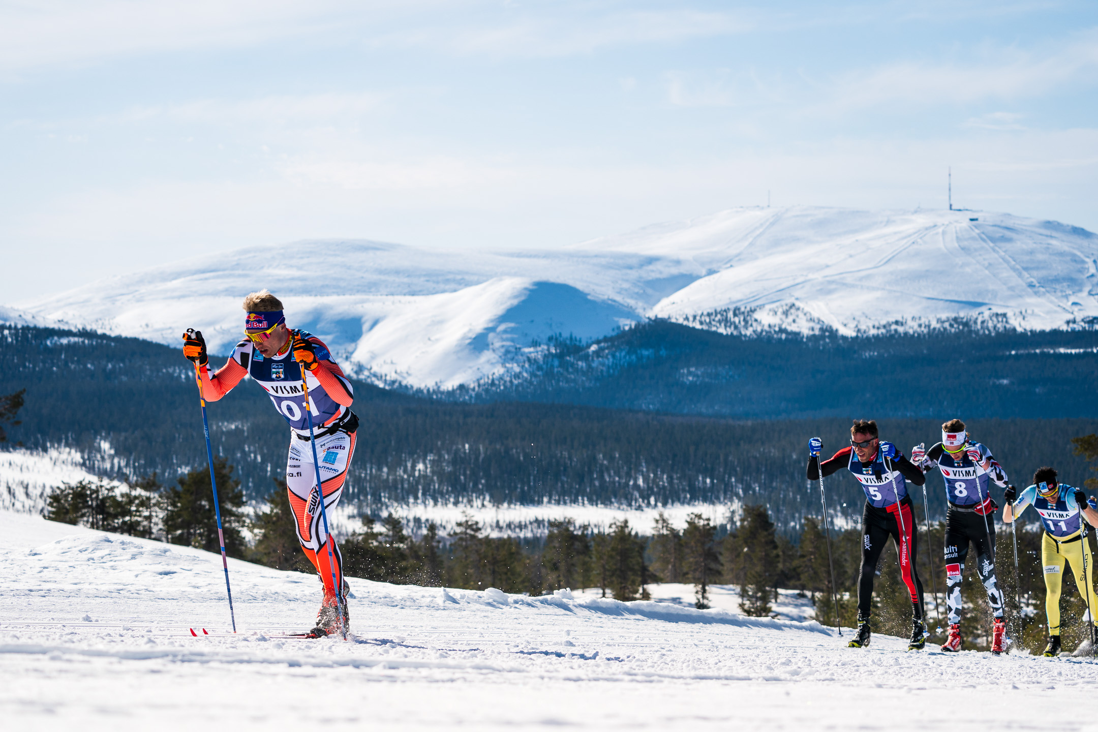 Iivo Niskanen, Skiing duo, Team Menp, Visma Ski Classics, 2160x1440 HD Desktop