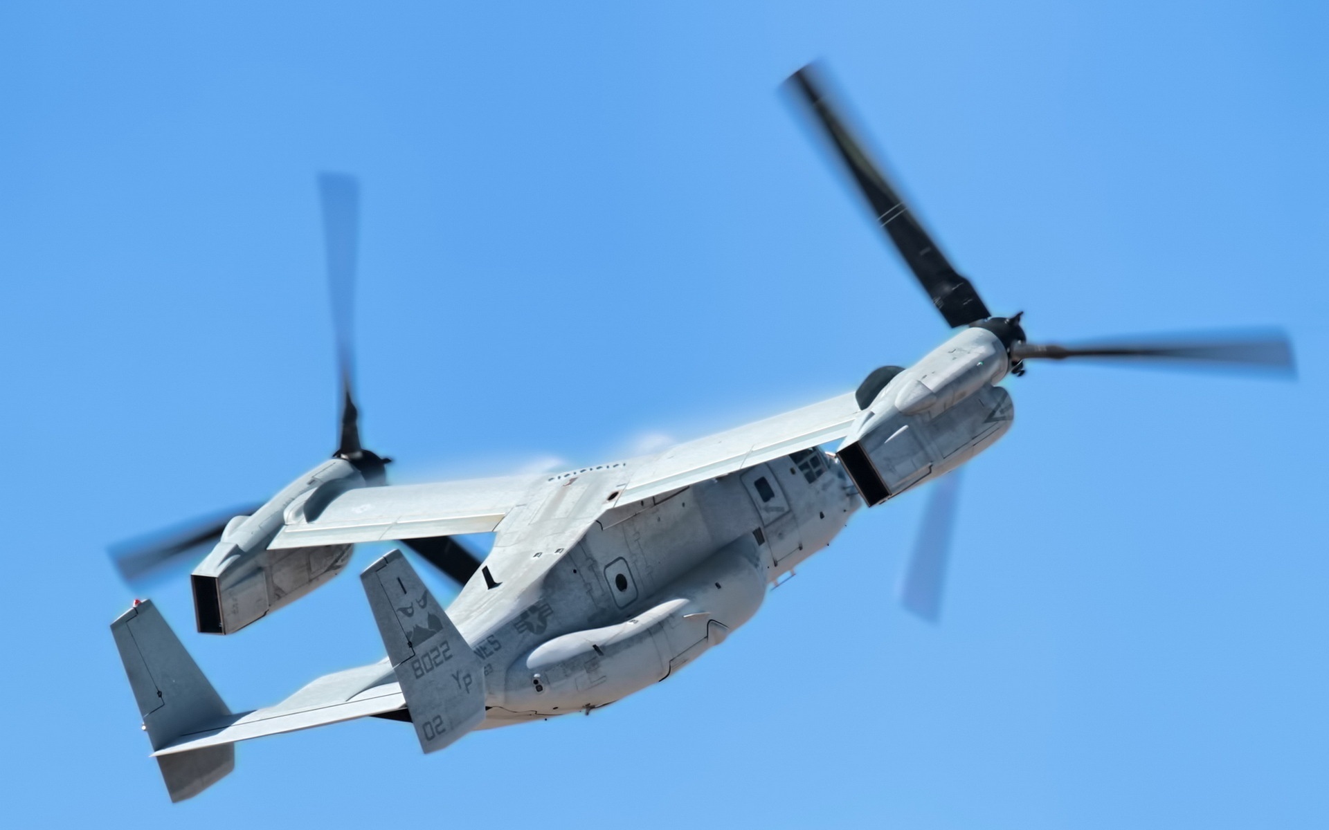 V-22 Osprey, Transport aircraft, Flight wallpaper, Incredible air maneuvers, 1920x1200 HD Desktop