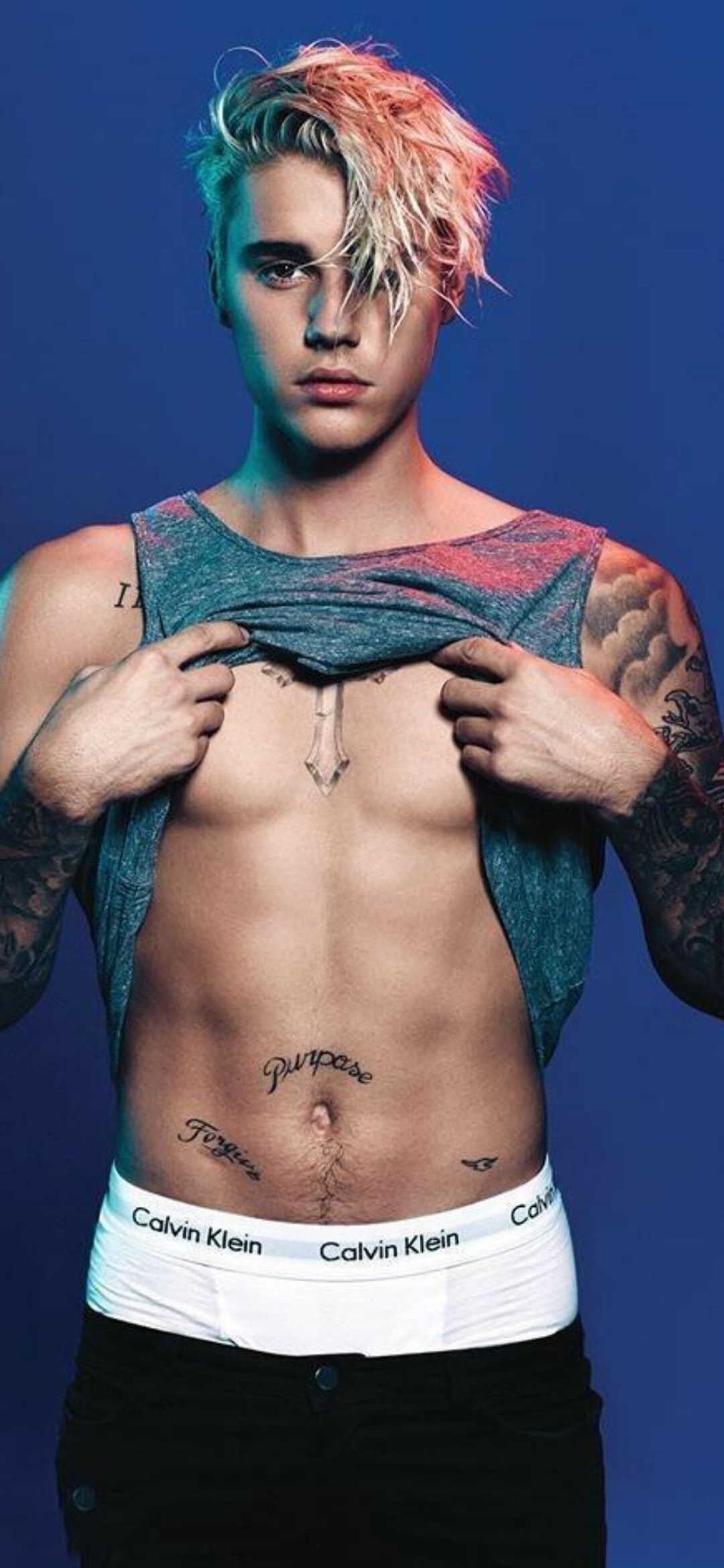 Justin Bieber: Pop star, One of the world's best-selling music artists. 1080x2340 HD Background.
