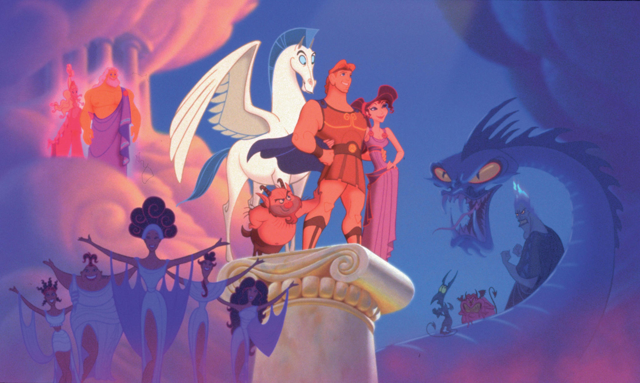 Disney's Hercules, Disney classics, Animated adventure, Disney movie review, 2050x1230 HD Desktop