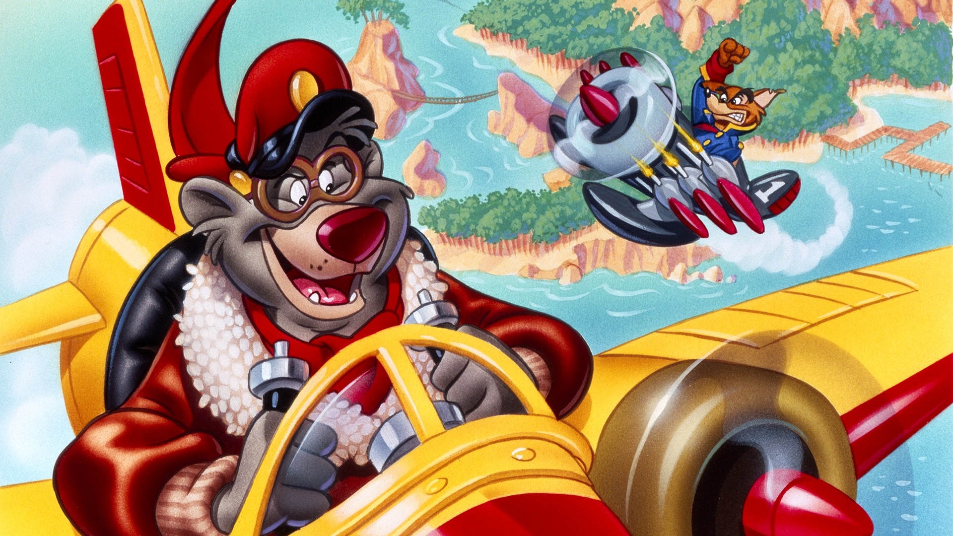 TaleSpin animation, The Disney Afternoon Collection, Xbox achievements, 1920x1080 Full HD Desktop