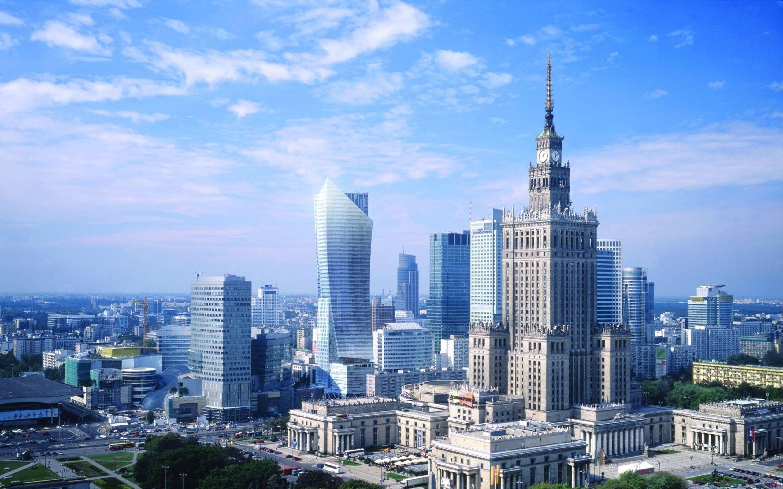 Warsaw, Cityscape, Skyscrapers, Poland, 2560x1600 HD Desktop
