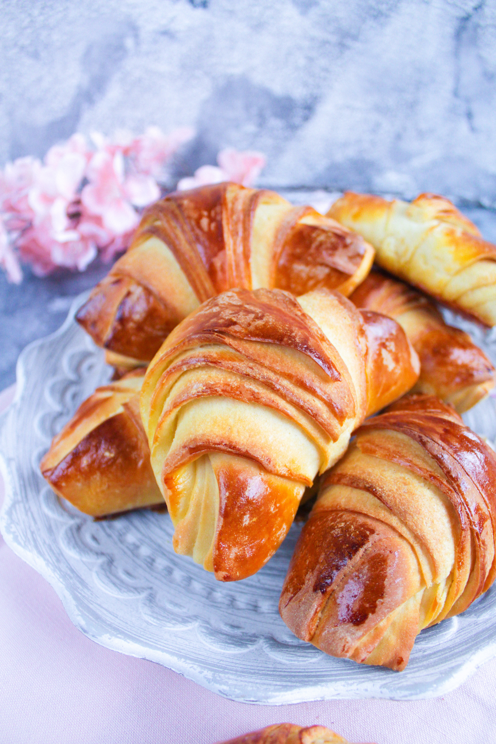 Croissant: Stuffed with different sweet or savory fillings, Baked goods. 1710x2560 HD Background.