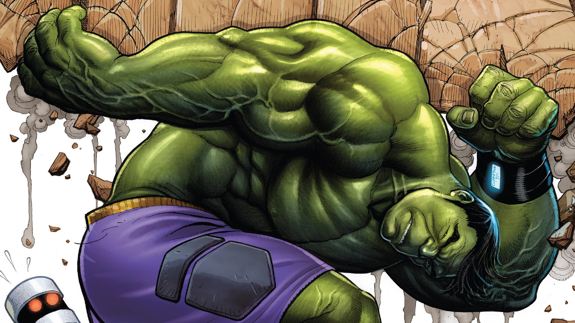 Incredible Hulk, Cool pictures, Comic book hero, Powerful muscles, 1920x1080 Full HD Desktop