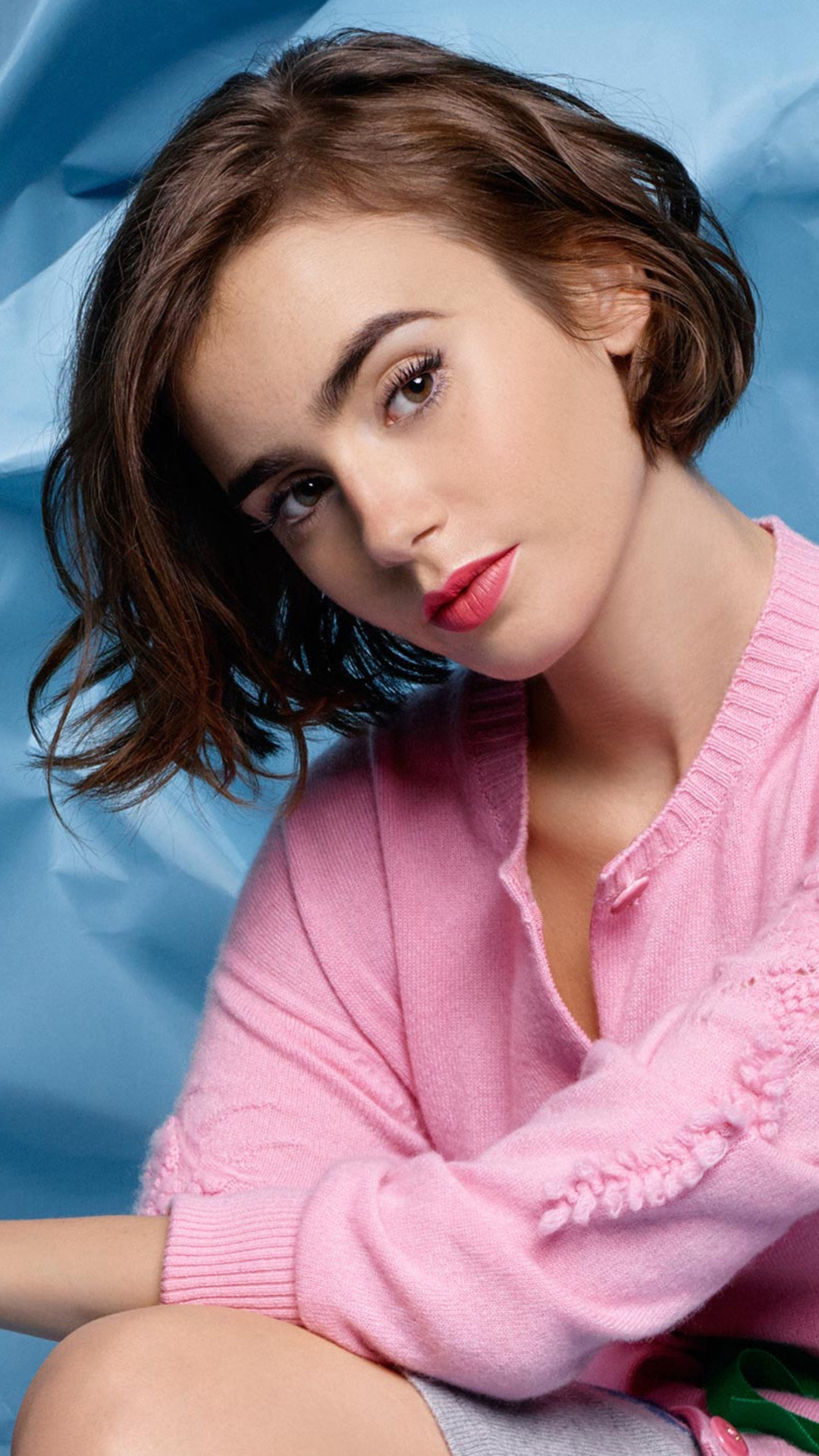 Lily Collins, Movies, iPhone 7, Pixel XL, 1080x1920 Full HD Phone