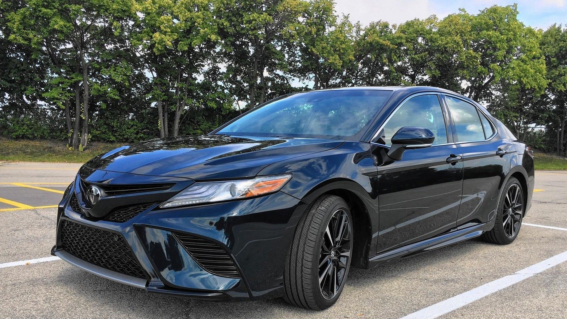 Toyota Camry, Black edition, Bold and powerful, Unmistakable presence, 1920x1080 Full HD Desktop