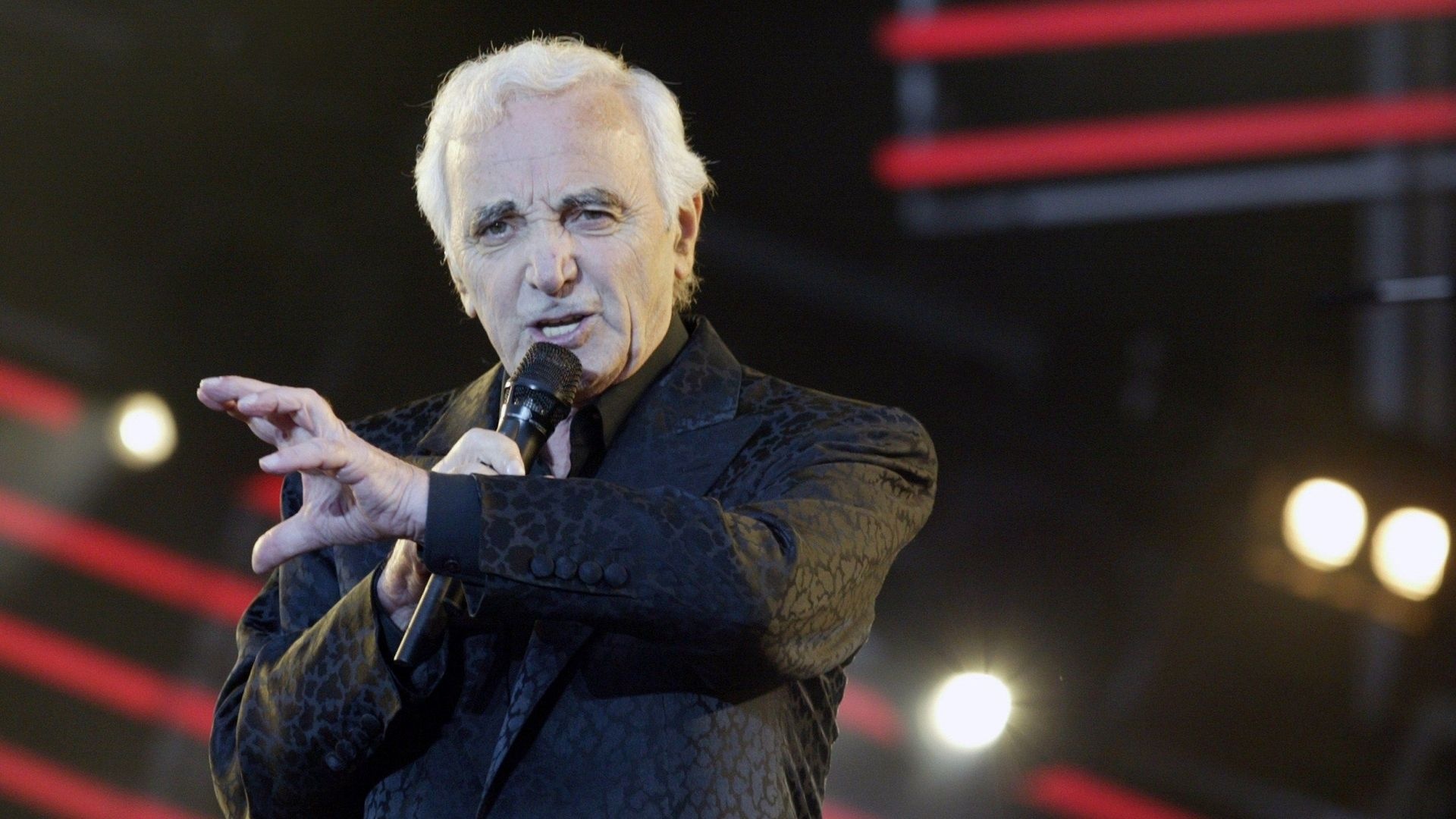 Charles Aznavour, Encore album, RTBF's latest release, 1920x1080 Full HD Desktop