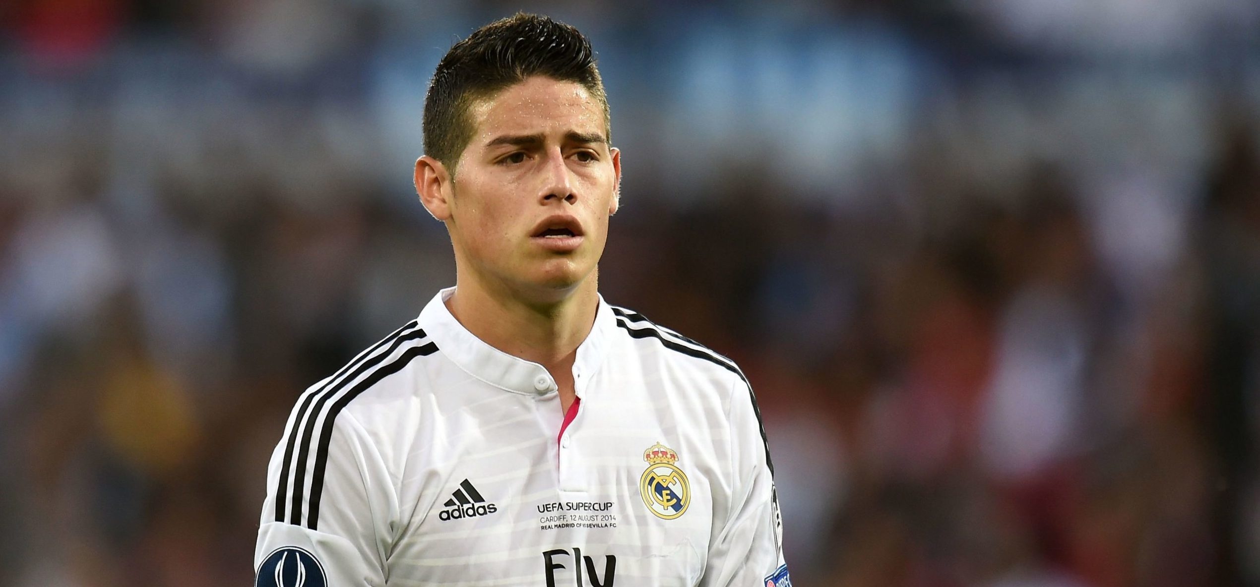 Real outcast, James Rodriguez, Red stripes, Reports, 2540x1190 Dual Screen Desktop