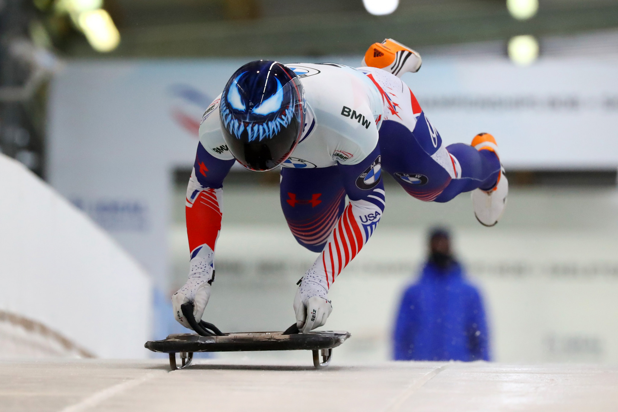 Skeleton (Sport): Austin Florian, The champion of the first USA Skeleton Push Championships. 2050x1370 HD Background.