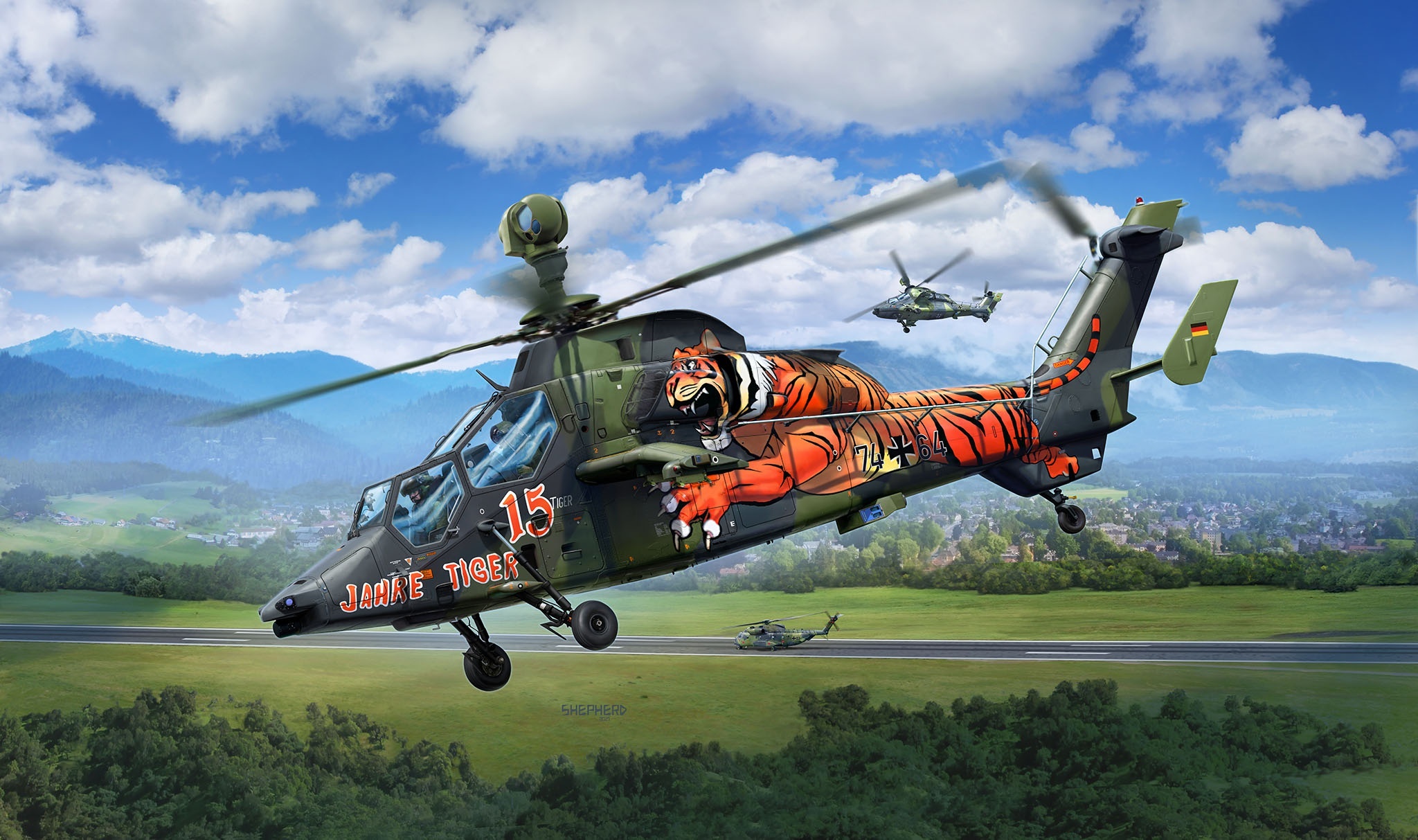 Eurocopter Tiger, 10 HD wallpapers, 2050x1220 HD Desktop
