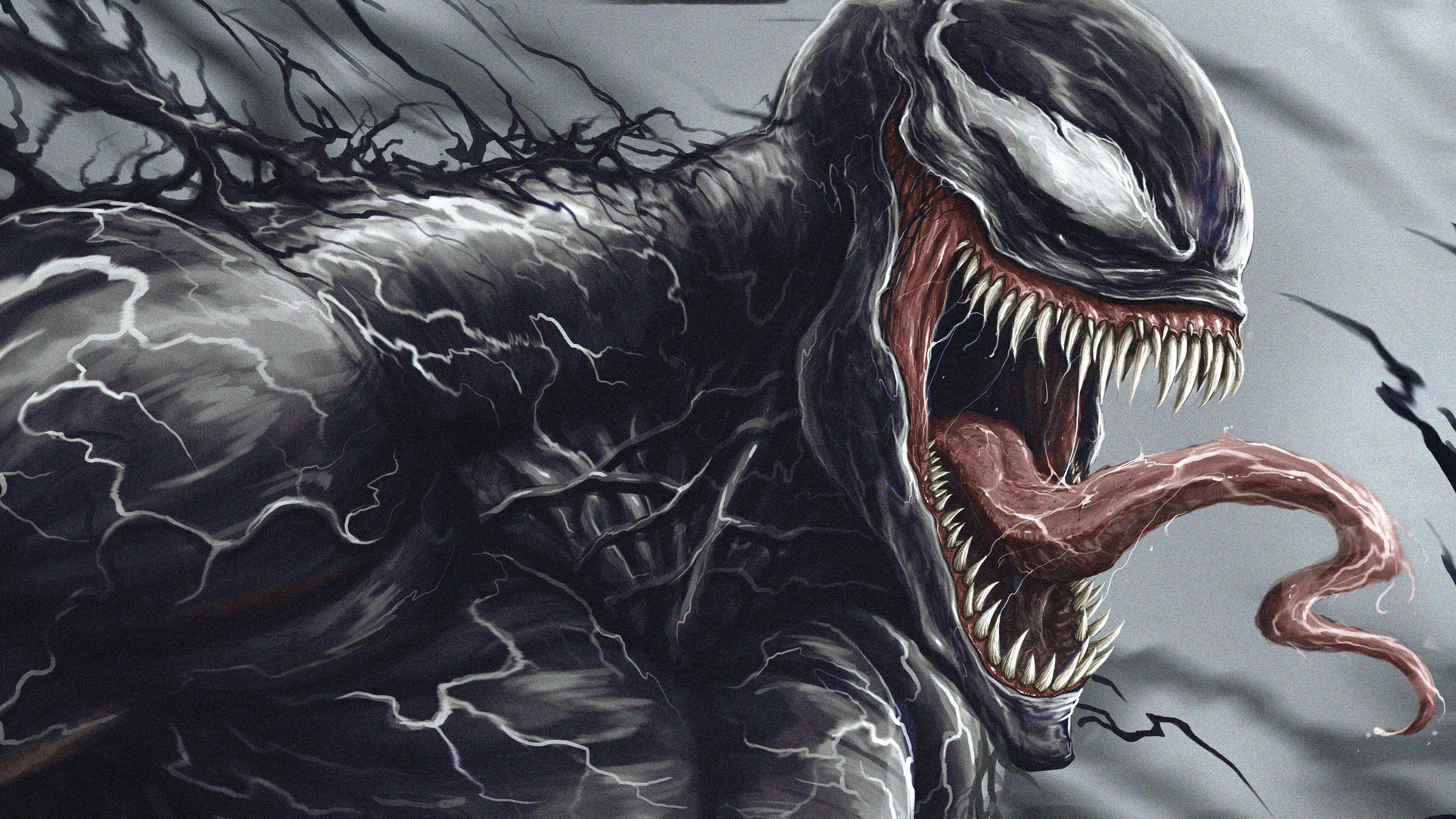 Venom, Artwork, Wallpaper 4K, 3840x2160 4K Desktop