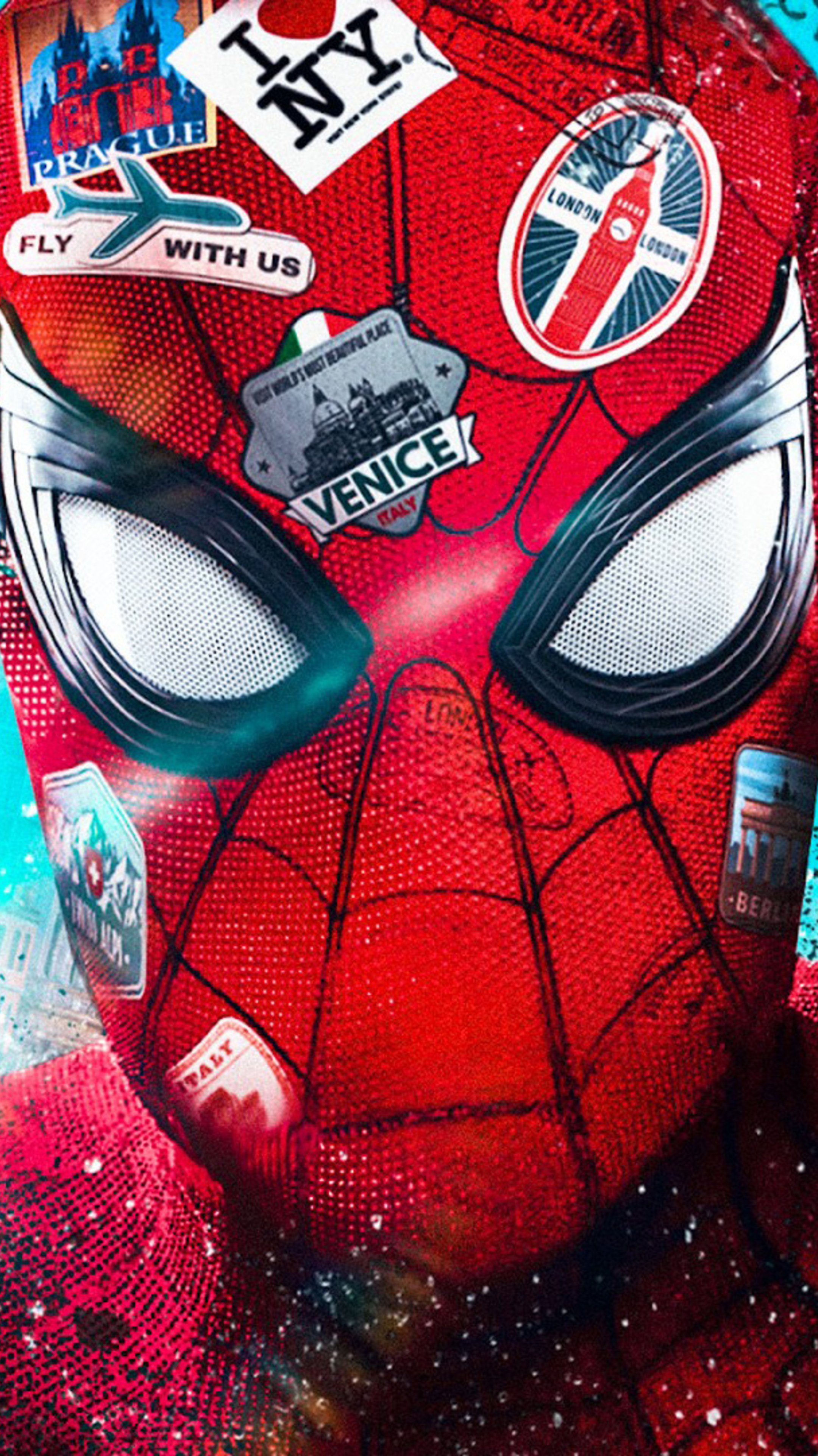 Spider-Man adventure, Far from home, Sony Xperia wallpapers, High-definition visuals, 2160x3840 4K Phone