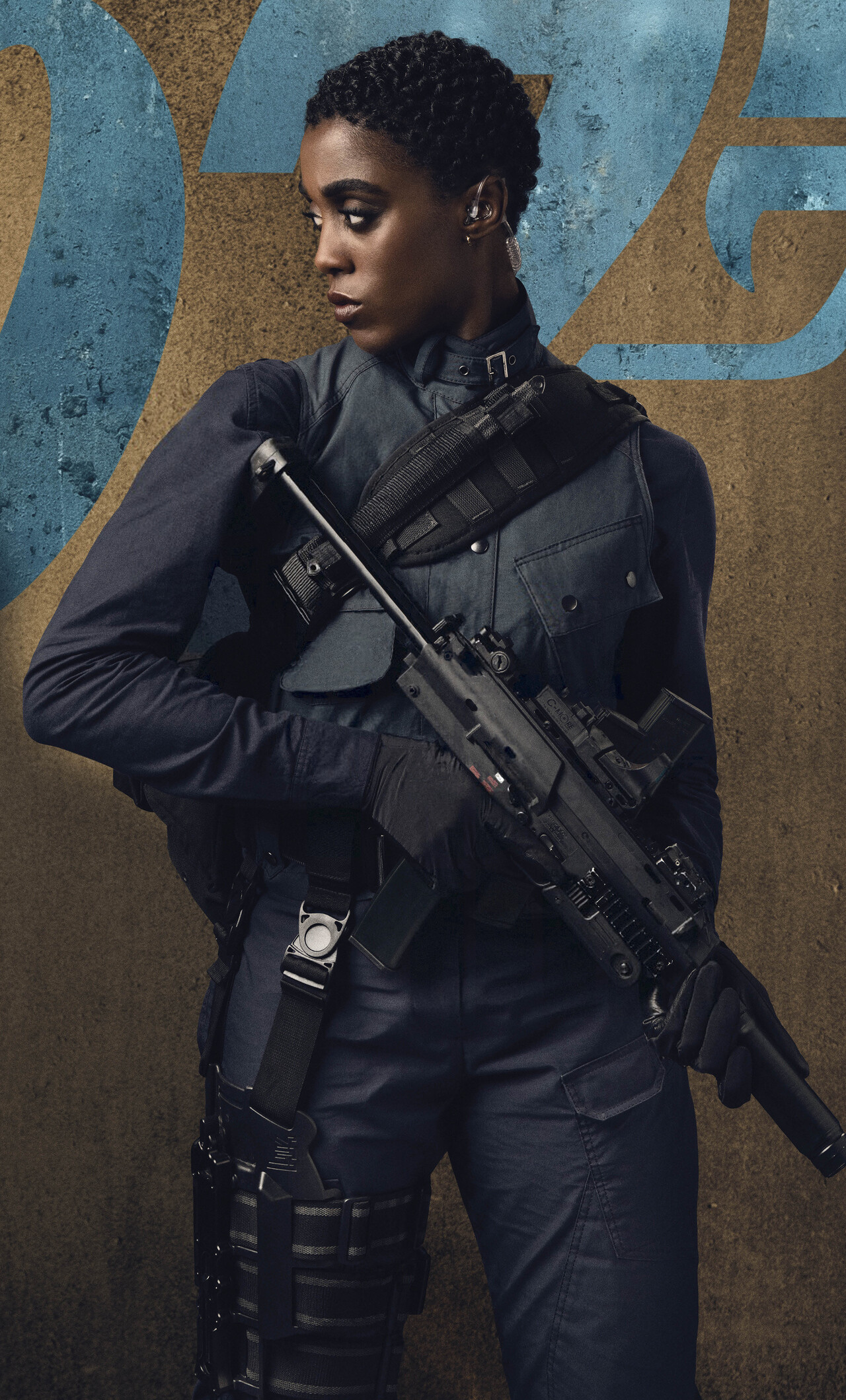 No Time to Die: Nomi, A fictional operative of the "Double-O" branch. 1280x2120 HD Background.
