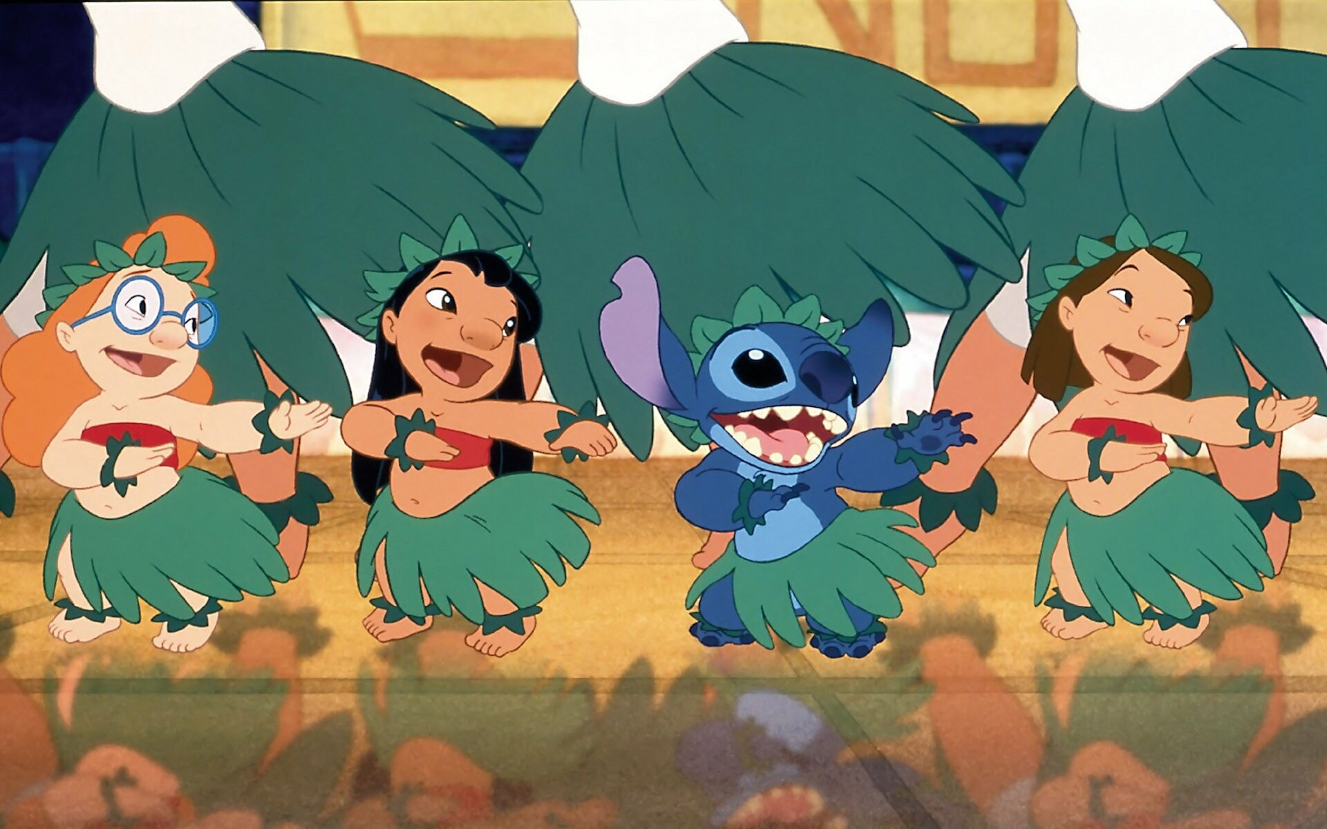 Lilo and Stitch: The film features Daveigh Chase and Chris Sanders as the voices of the title characters. 1920x1200 HD Wallpaper.