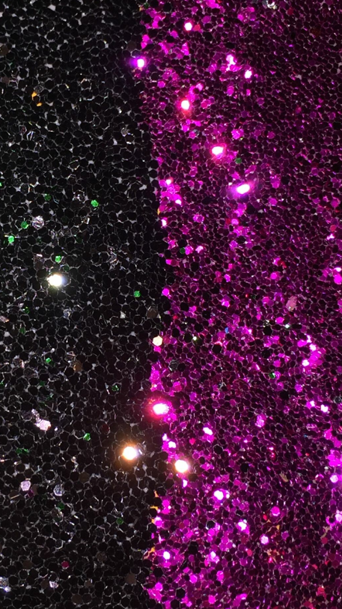 Sparkle: Colorful glitter, Glittery, Girly shimmer, Pink, Black. 1160x2050 HD Background.