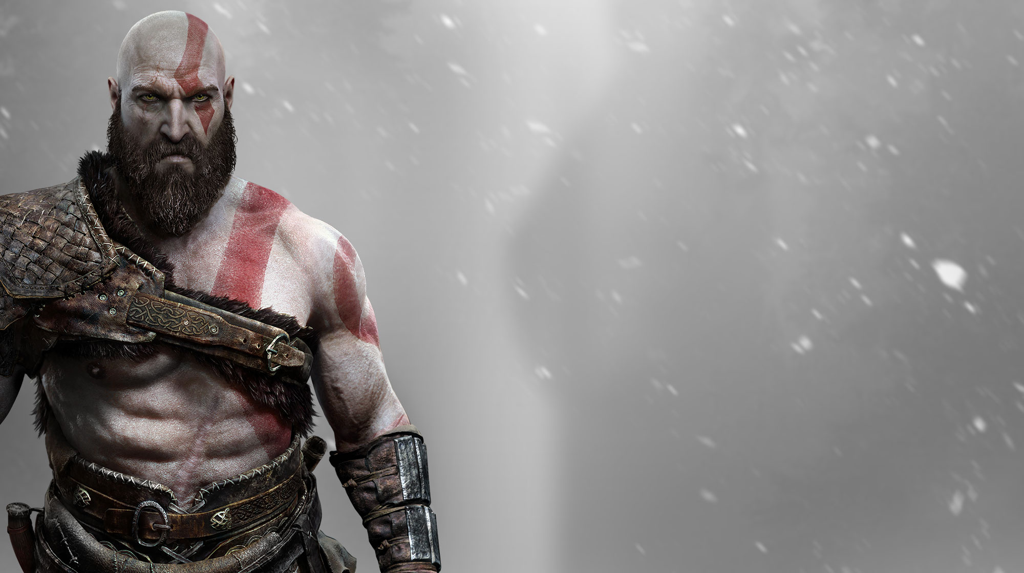 God of War 2018, Epic battle scenes, Mythological setting, Kratos's legacy, 2000x1120 HD Desktop