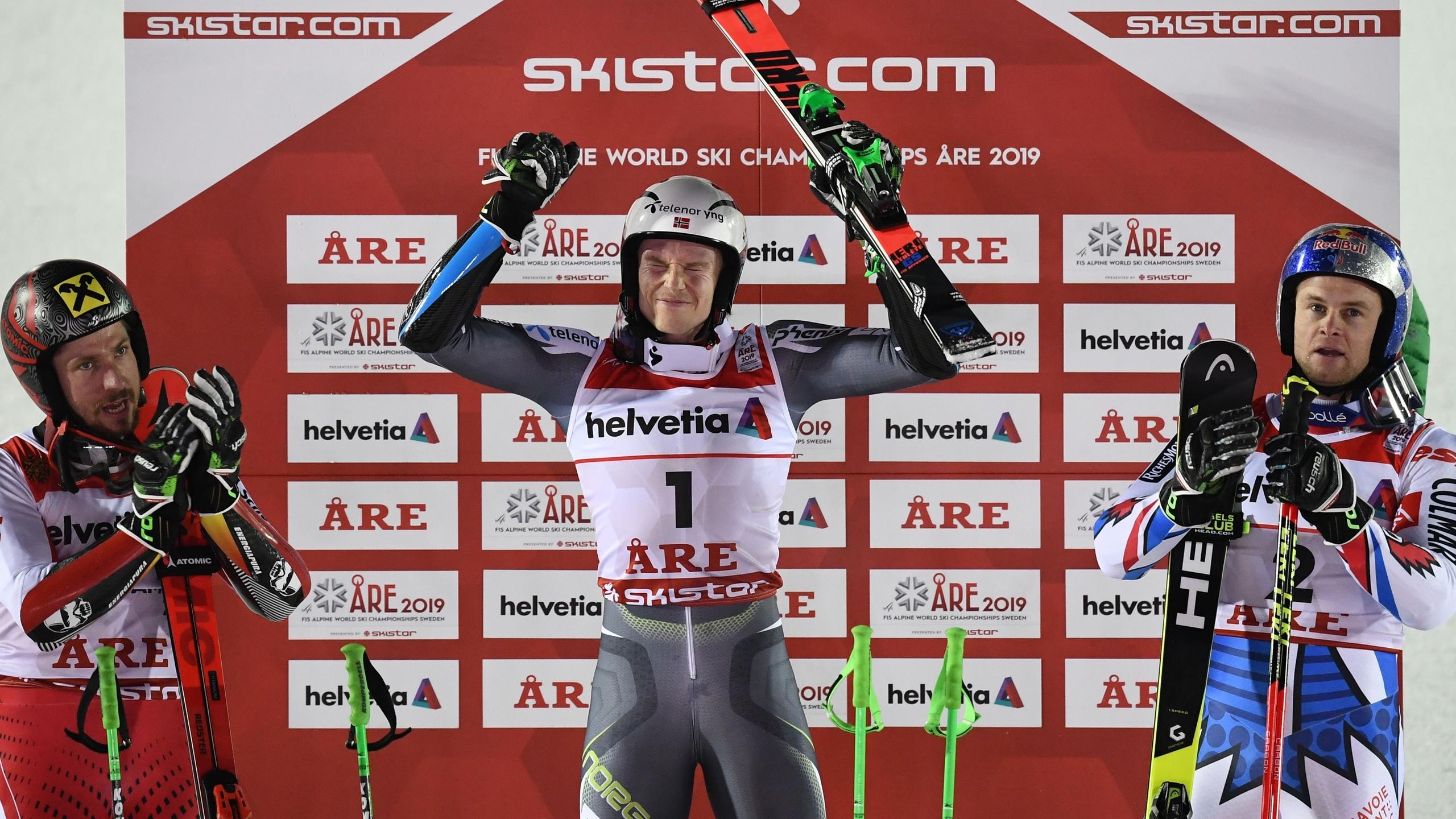Henrik Kristoffersen, Giant slalom gold, Alpine skiing news, 2560x1440 HD Desktop