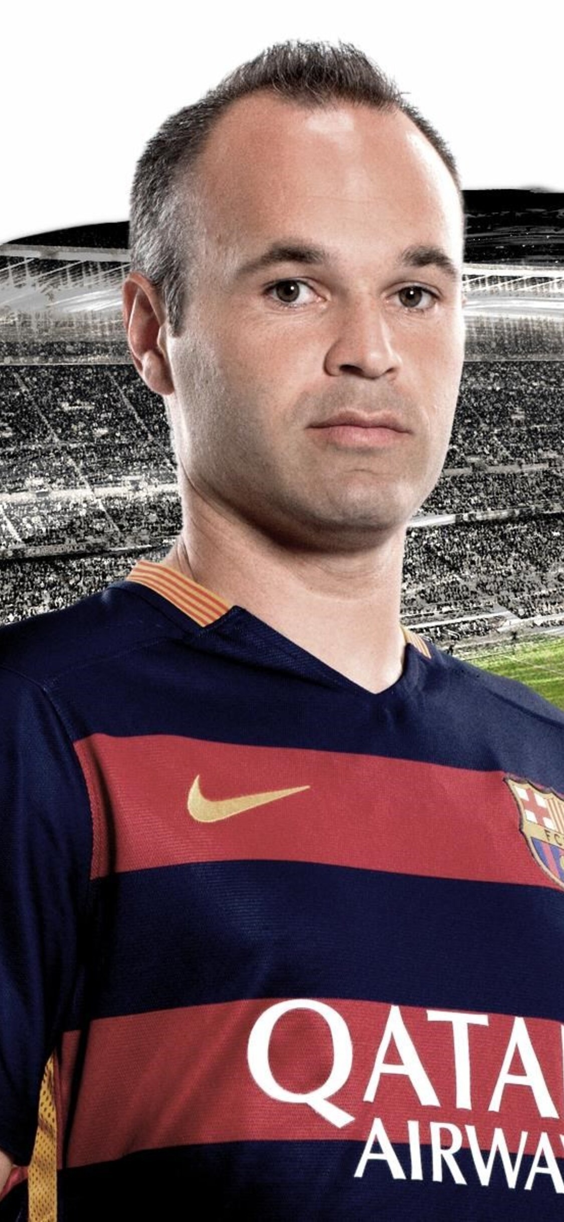 Andres Iniesta, Wallpaper enthusiasts, Wallpaper collection, Iniesta's magic, 1130x2440 HD Handy